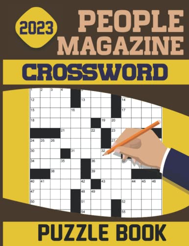 2023 People Magazine Crossword Puzzle Book - Fun Challenges for Puzzle Lovers at Home