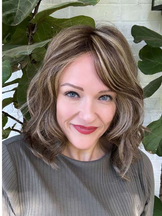 Bella Vida Synthetic Lace Front Wig - Petite & Average Size Hand-Tied Human Hair Wig for Women | Perfect for Daily Wear, Cosplay & Special Occasions