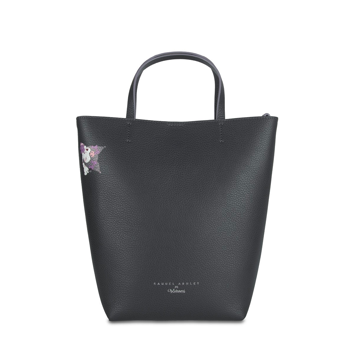 Samuel Ashley x Sanrio Characters Genuine Leather Tote Bag - Stylish Handbag for Women, Cute Kawaii Shopping Bag for Work, Travel & Daily Use