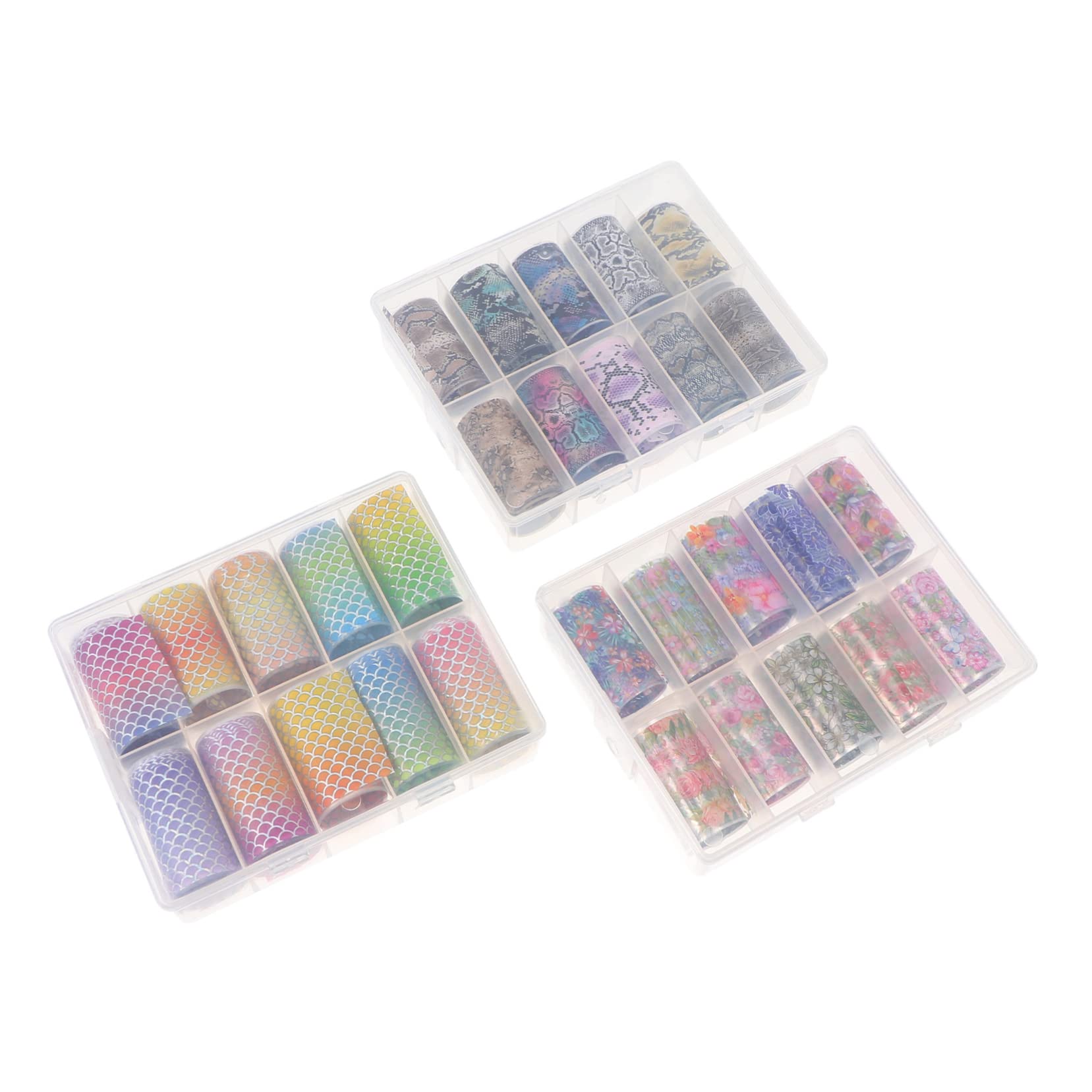 Beavorty Fashionable Nail Sticker Strips - 3 Pack DIY Nail Art Decals for Beginners & Professionals | Easy to Apply at Home, Salon, Parties & Special Occasions