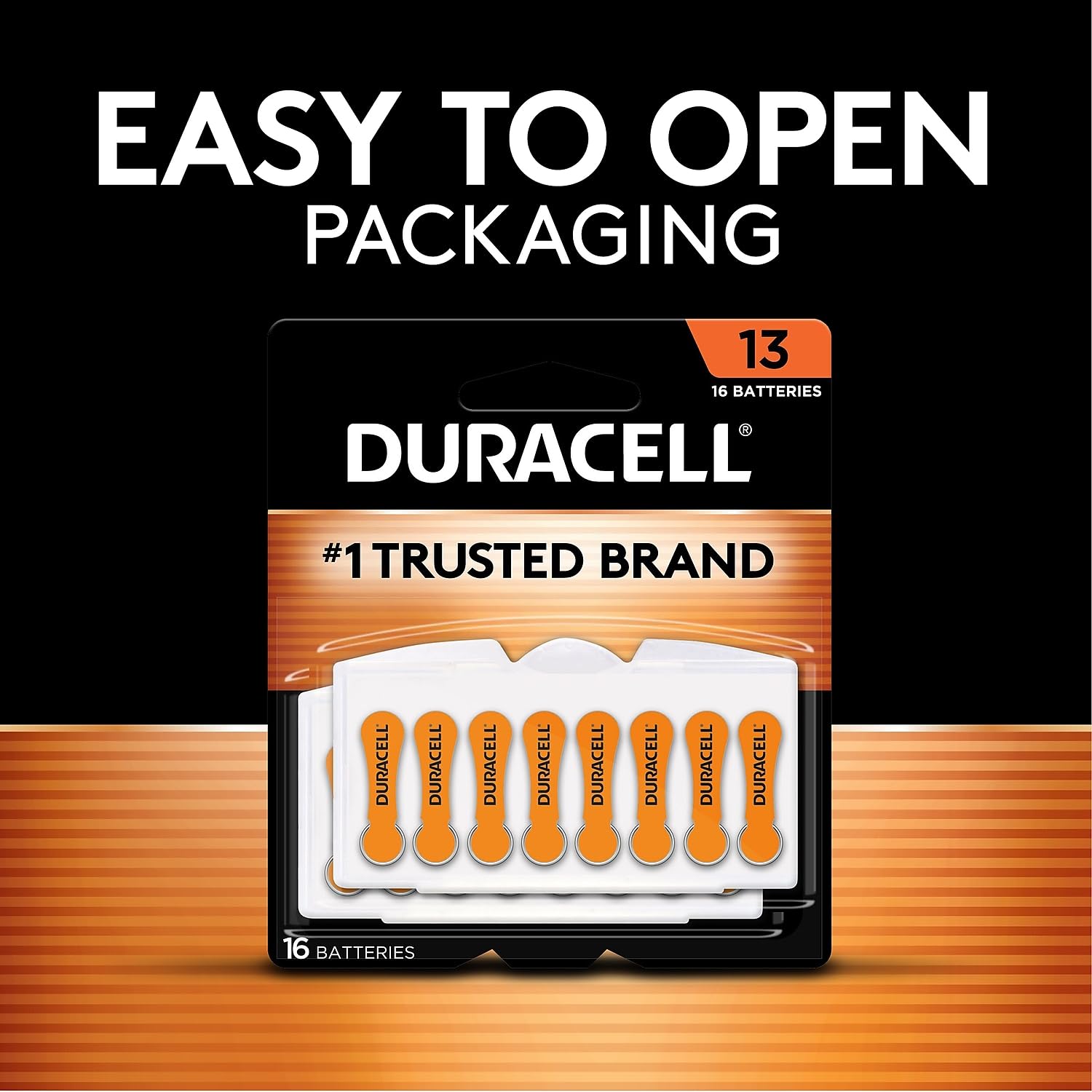 Duracell DA312B16ZM09 312 Hearing Aid Batteries - 16 Pack | Long-Lasting Zinc-Air Power for Hearing Aids, Watches & Medical Devices | Perfect for Daily Use, Travel & Emergency Preparedness