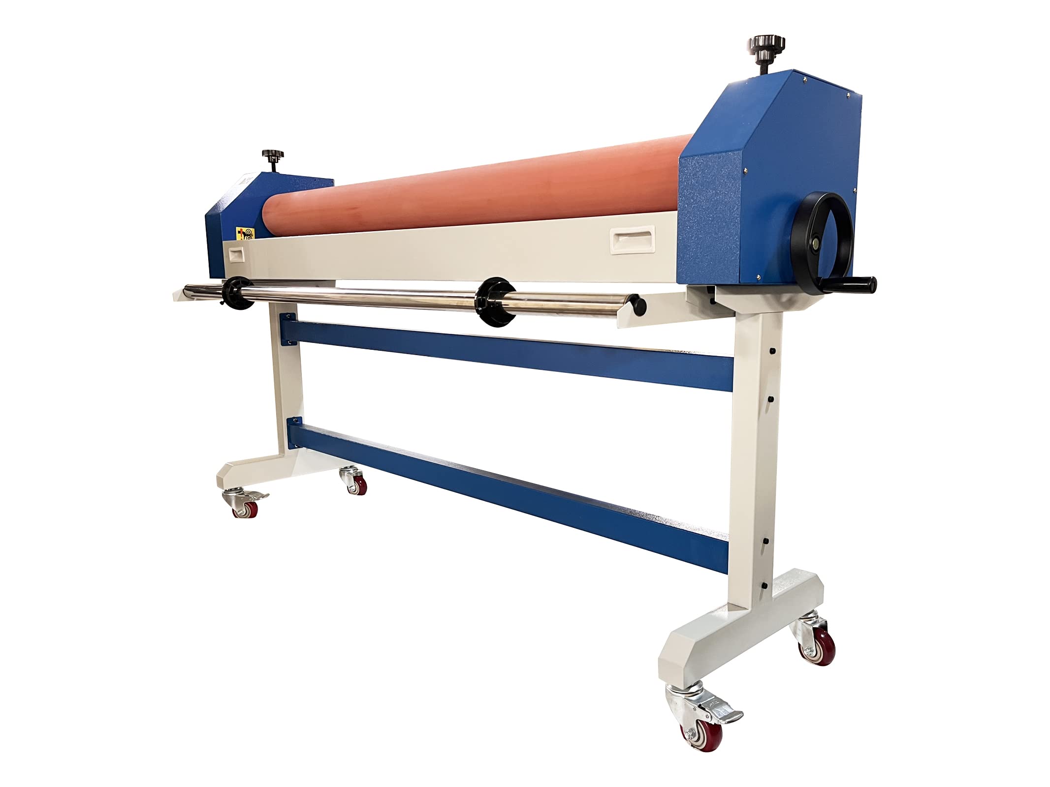 51in 1300mm Manual Cold Laminating Machine - Wide Format Laminator with Soft Rubber Roll for Advertising, Photos & Posters | Ideal for Signage, Art Protection & Document Preservation