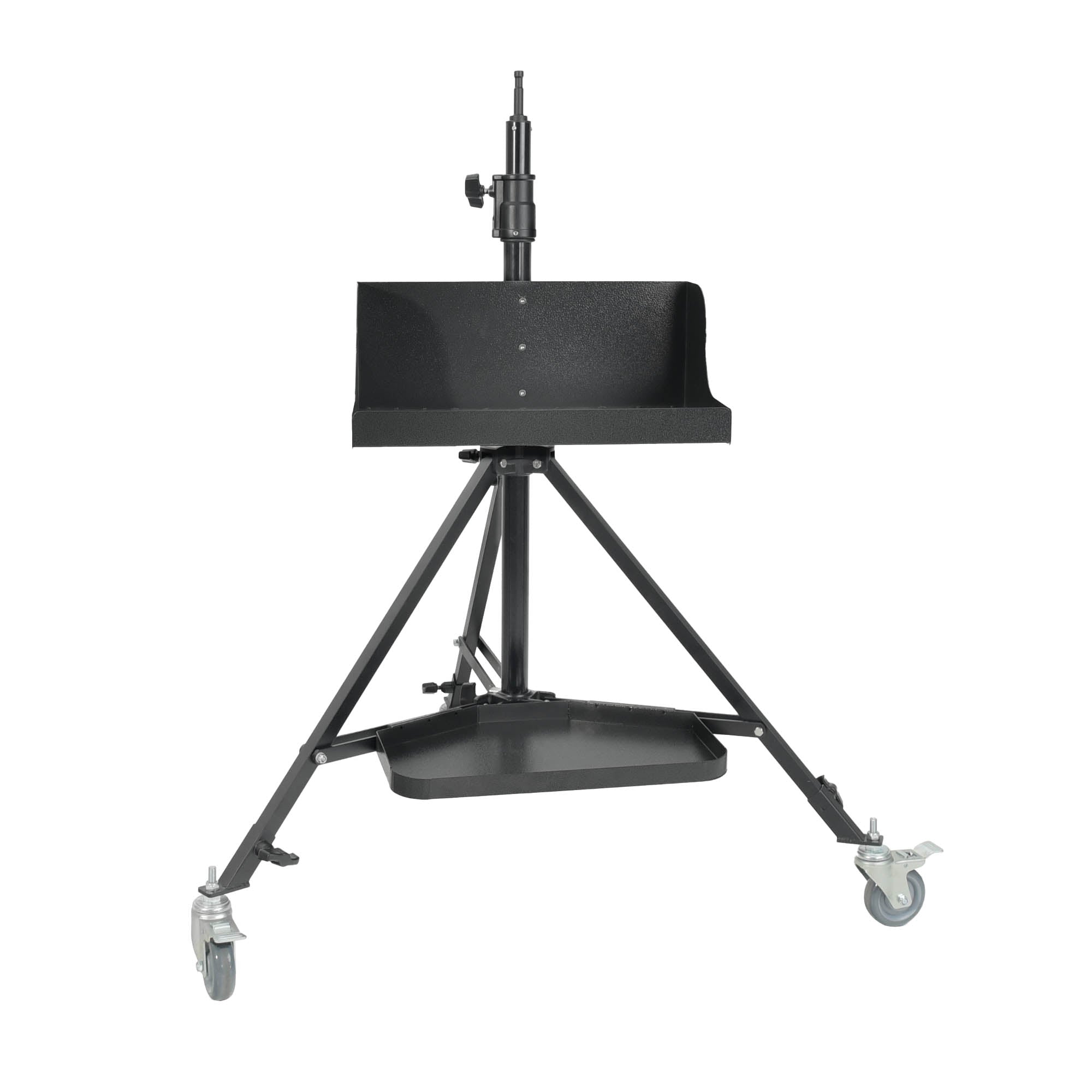Multifunctional Professional Wheeled Workstation Stand - Adjustable Mobile Office Cart with Locking Wheels for Home Office, Workshop & Industrial Use