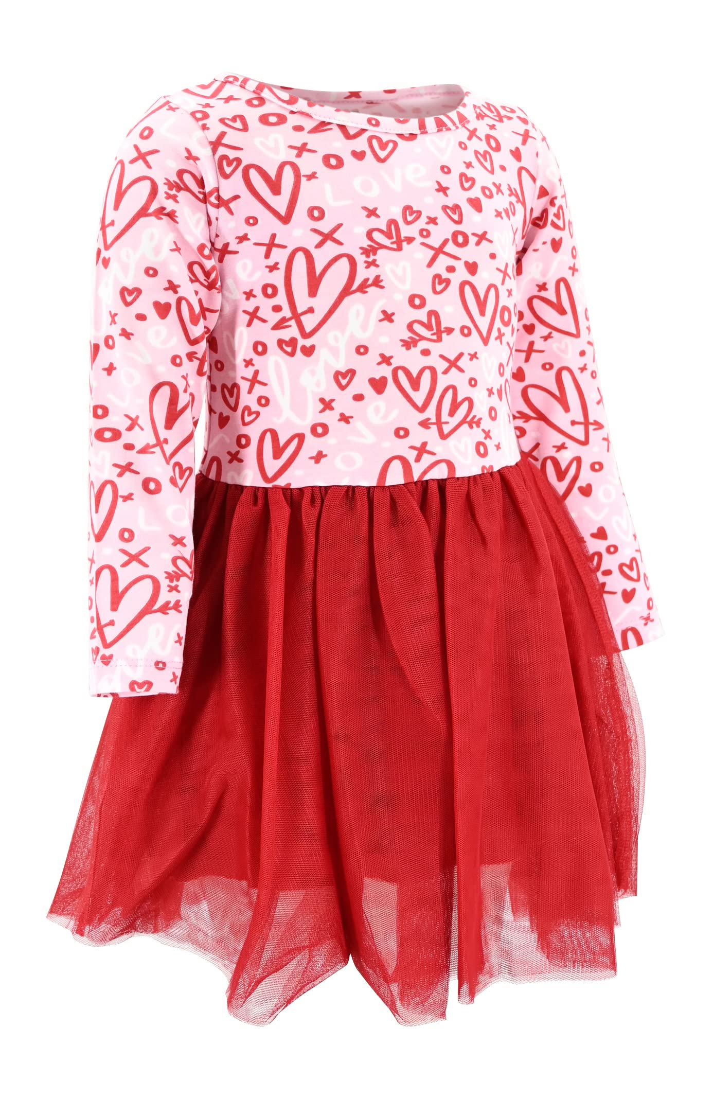 Girls Long Sleeve Tulle Tutu Dresses for Kids & Toddlers - Elegant Party, Birthday, Photo Shoot & Special Occasion Outfits