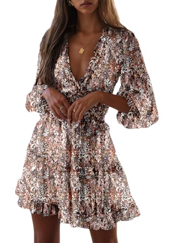 S New Khaki Floral