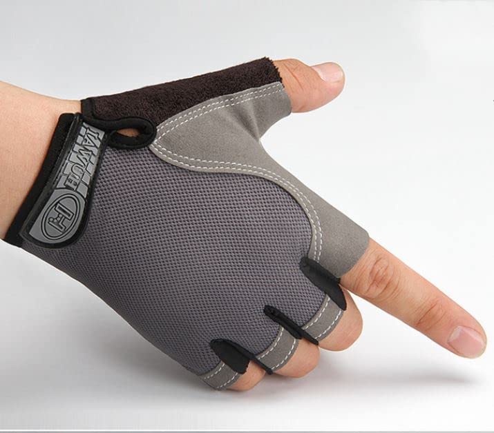 Breathable Fingerless Workout Gloves for Men & Women - Comfortable Weight Lifting, Gym & Fishing Exercise Gloves - Perfect for CrossFit, Cycling & Outdoor Activities