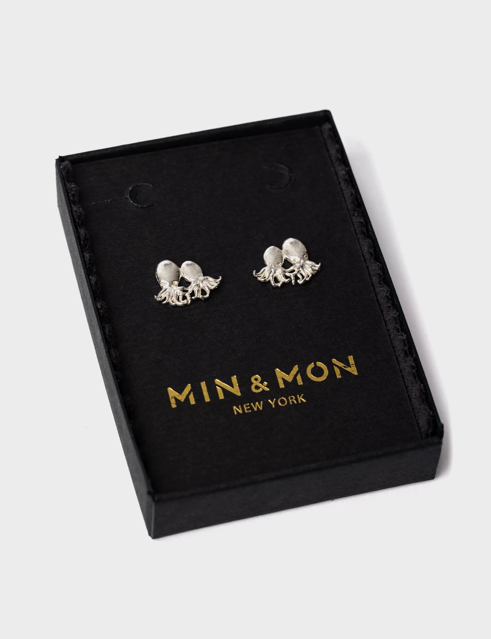 Silver Octopus Stud Earrings - Small Octotwins Earrings for Women | Perfect for Everyday Wear, Gifts & Beach Outfits