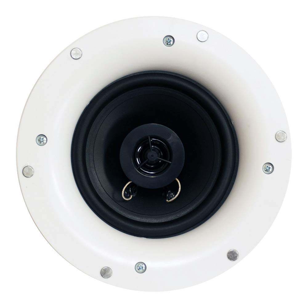 Acoustic Audio R192 Frameless In-Ceiling/In-Wall Speaker 4-Pair Pack - 2-Way Home Theater Surround Sound System for Living Room, Bedroom & Outdoor Entertainment