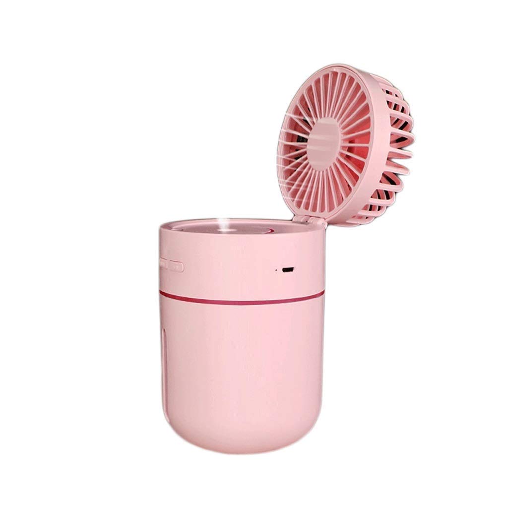 NaNa ZVHAN Mini Handheld Fan - Powerful USB Rechargeable Personal Cooling Fan for Women, Kids, Office & Travel - Portable Small Fan for Home, Outdoor & Summer Use (Pink)