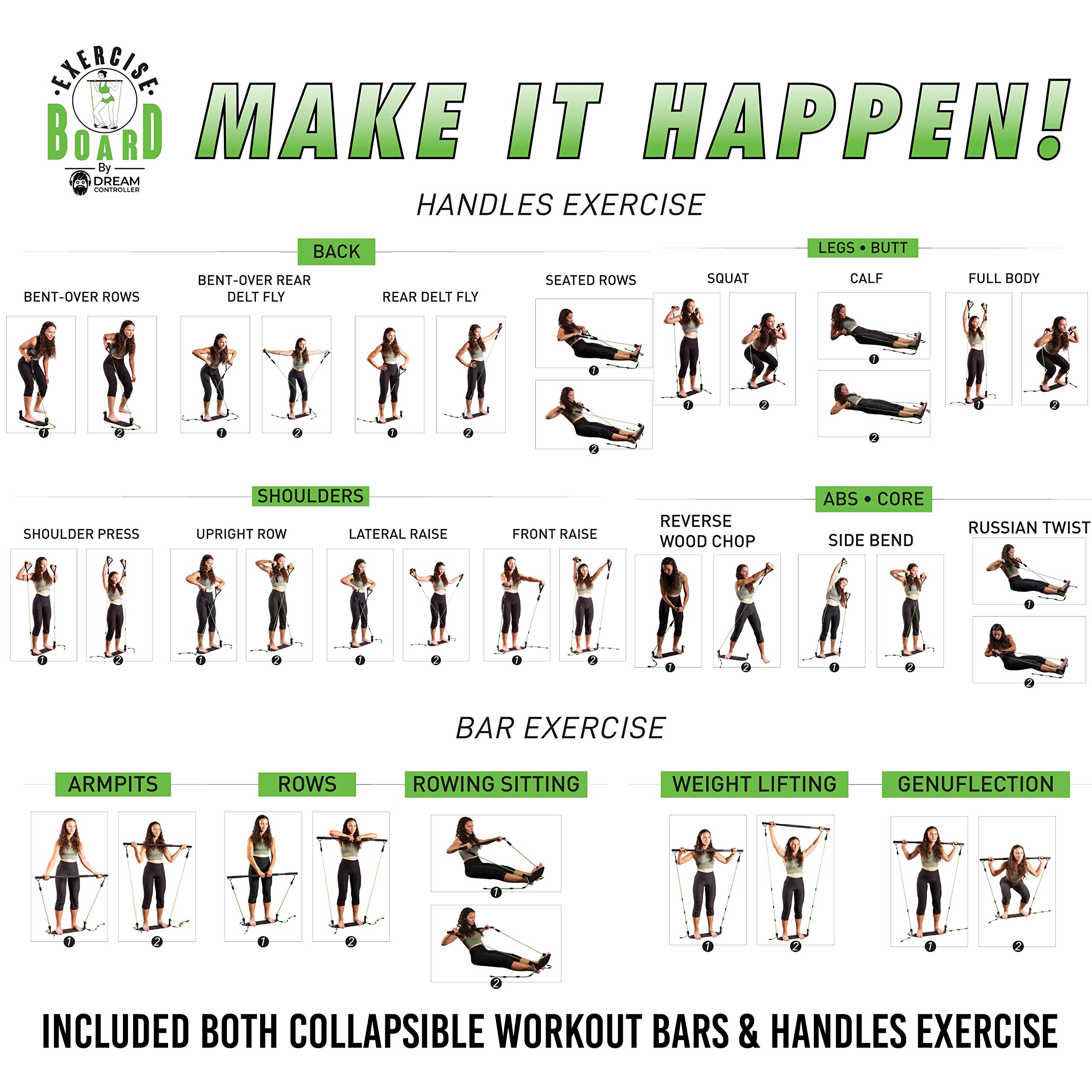 Women's Portable Home Gym Equipment for Full Body Workout | Travel & Crossfit Training