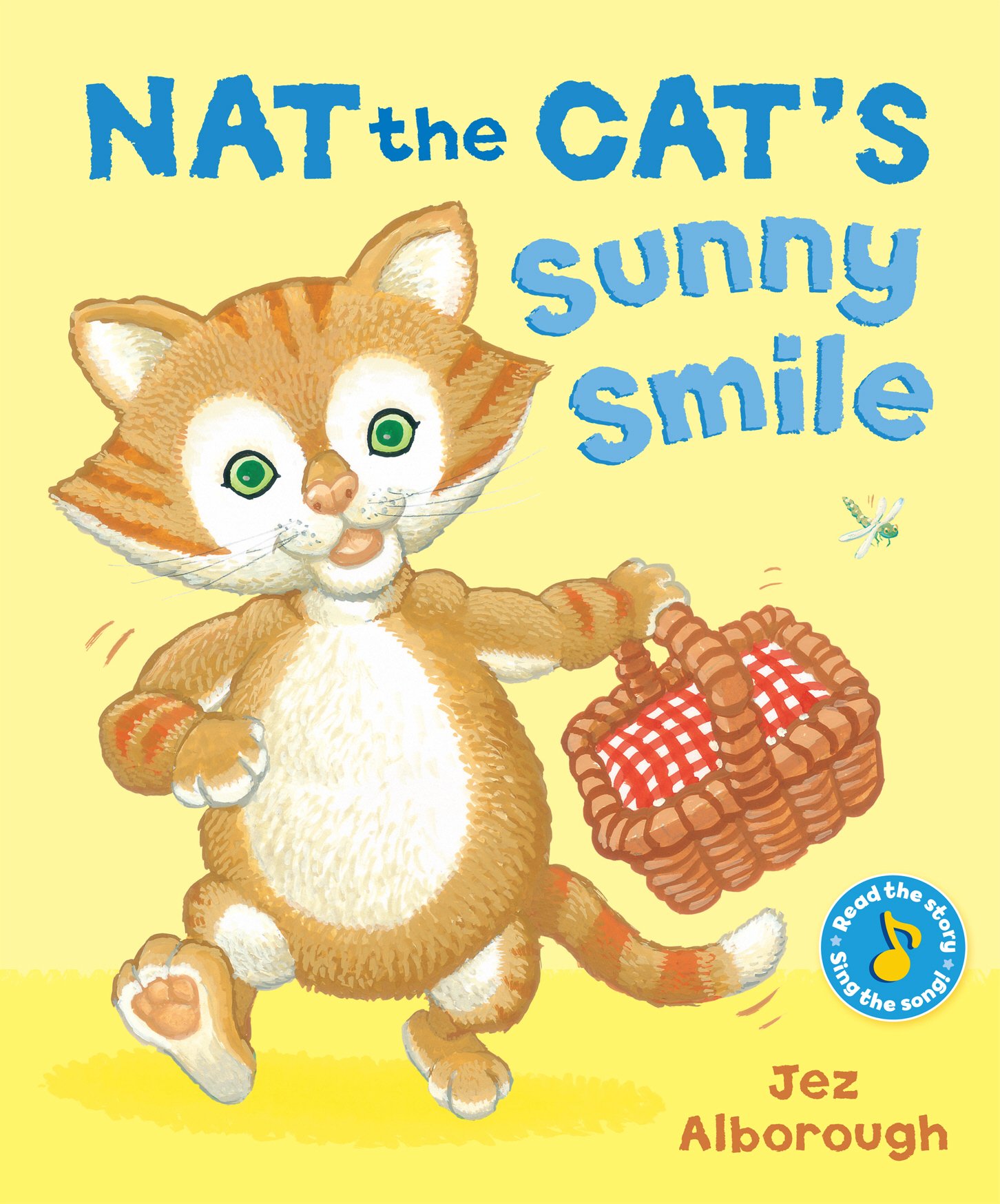 Nat the Cat's Sunny Smile - Adorable Cat Plush Toy | Perfect Gift for Kids & Cat Lovers | Great for Cuddling, Nursery Decor & Birthday Presents