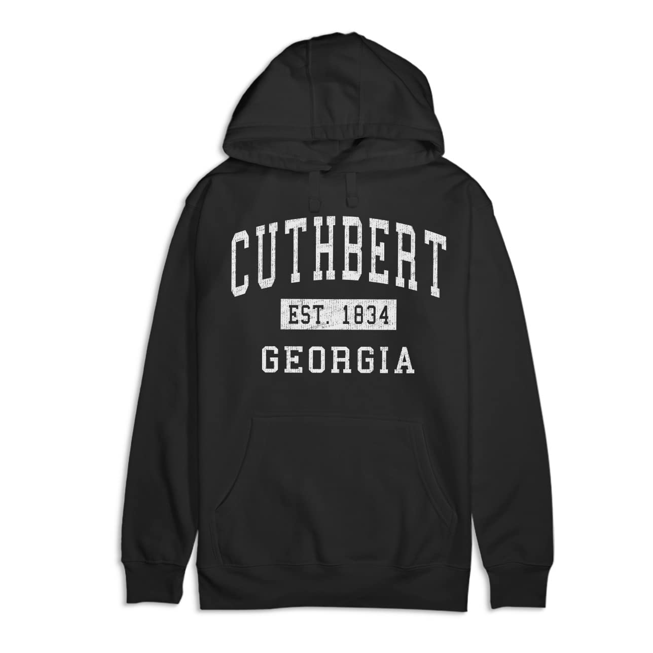 Premium Cotton Hoodie - Hometown Apparel Cuthbert Georgia Classic Established | Soft & Comfortable Pullover for Men & Women | Perfect for Casual Wear, Outdoor Activities & Loungewear