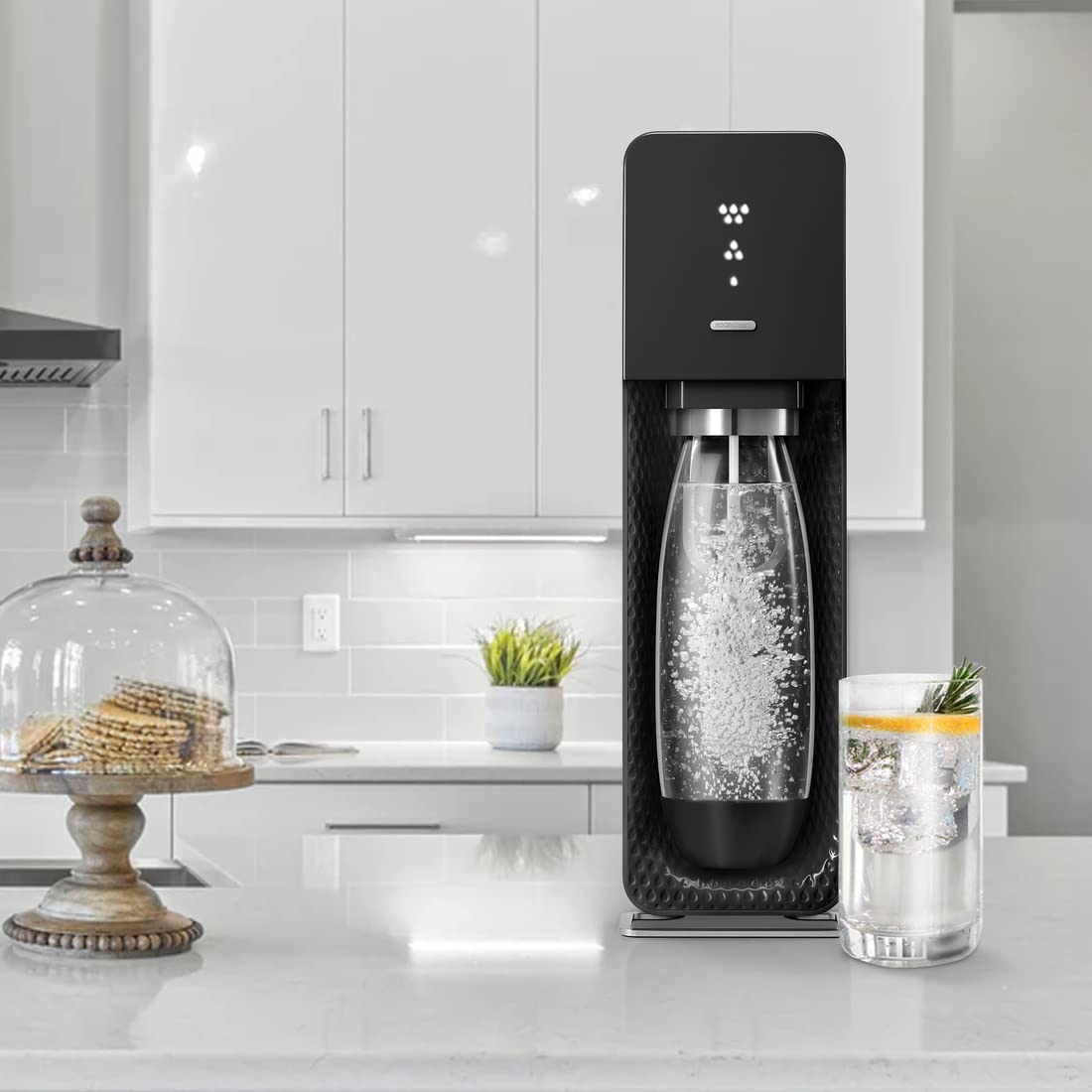 SodaStream Source Sparkling Water Maker - 3-Piece Set for Carbonating Water at Home | Perfect for Healthy Drinks, Cocktails & Hydration