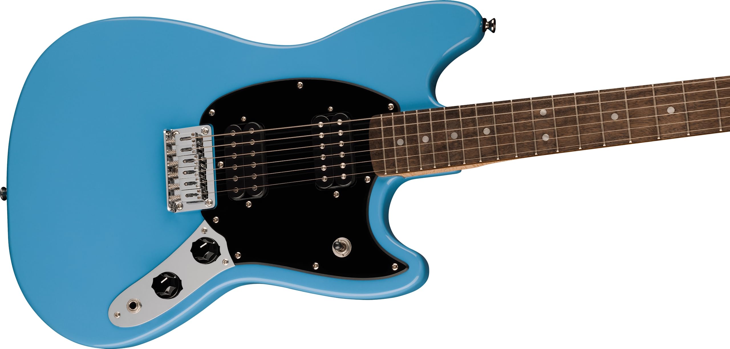Squier 6 String Solid-Body Electric Guitar for Beginners - Right-Handed, Blue (0373701526) - Perfect for Rock, Blues & Home Practice