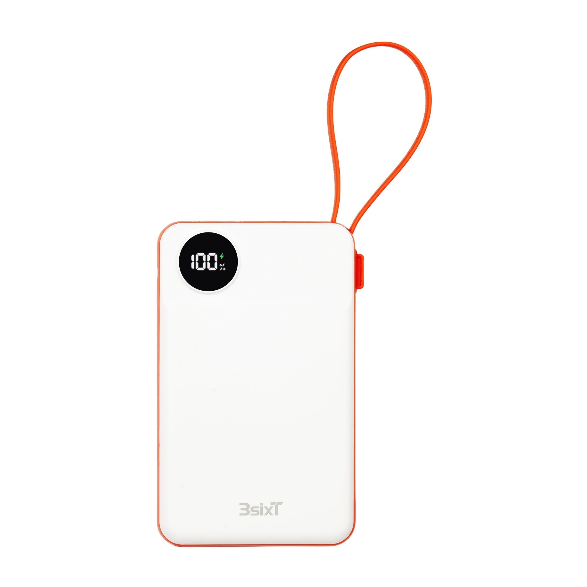 3sixT JetPak 3-in-1 Wireless 10000mAh Portable Charger - Fast Charging Power Bank for iPhone, Samsung & AirPods - Perfect for Travel, Camping & Emergency Power Backup