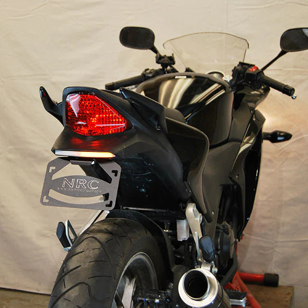 Honda CBR250R CBR300R Fender Eliminator Kit - Rear License Plate Bracket for 2011-2023 Models | Motorcycle Tail Tidy for Clean Look & Improved Aerodynamics | Perfect for Street Racing & Custom Bike Builds