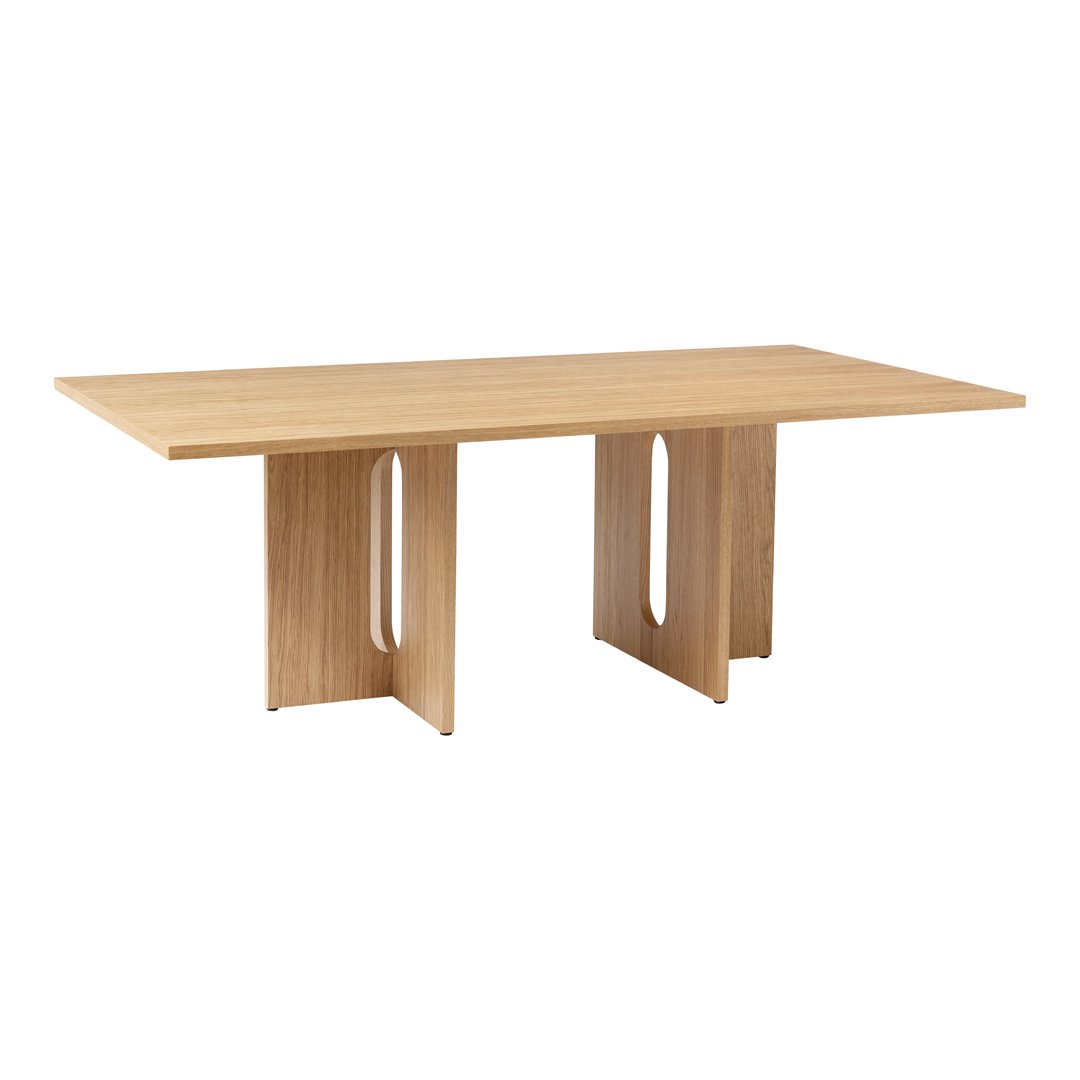 Stylish Androgyne Rectangular Dining Table - Modern & Durable for Home, Kitchen, or Restaurant Use