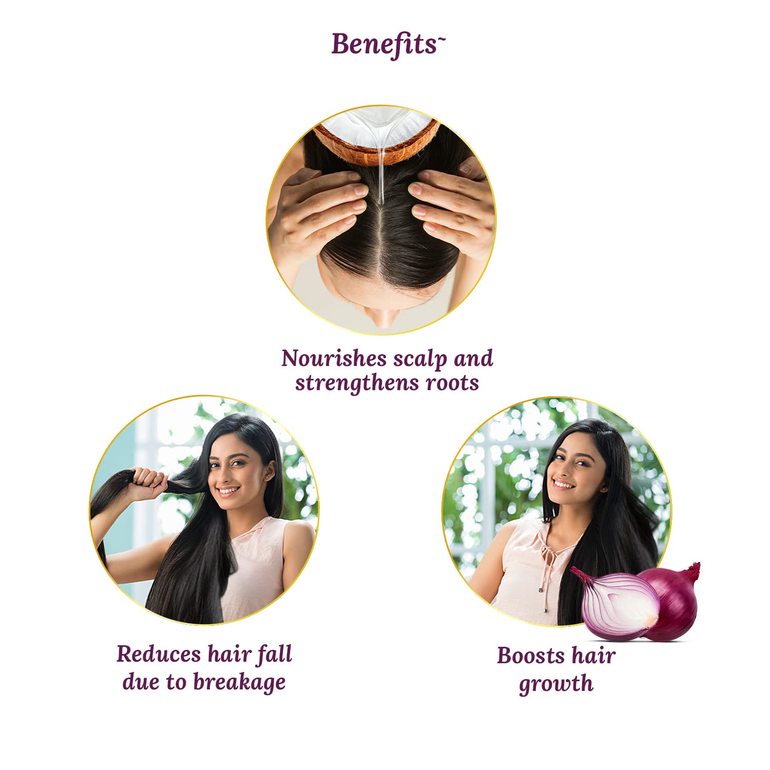 Parachute Advanced Onion Hair Oil with Comb Applicator - Promotes Hair Growth & Reduces Hair Fall - Infused with Natural Coconut Oil & Vitamin E - 200ml - Perfect for Daily Hair Care & Scalp Massage