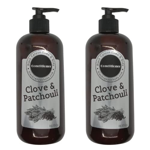 Black Canyon Clove & Patchouli Scented Argan Oil Hair Conditioner - 16 Oz (2 Pack) - Deep Moisturizing & Repairing for Dry, Damaged Hair - Perfect for Daily Use & Salon-Quality Results at Home