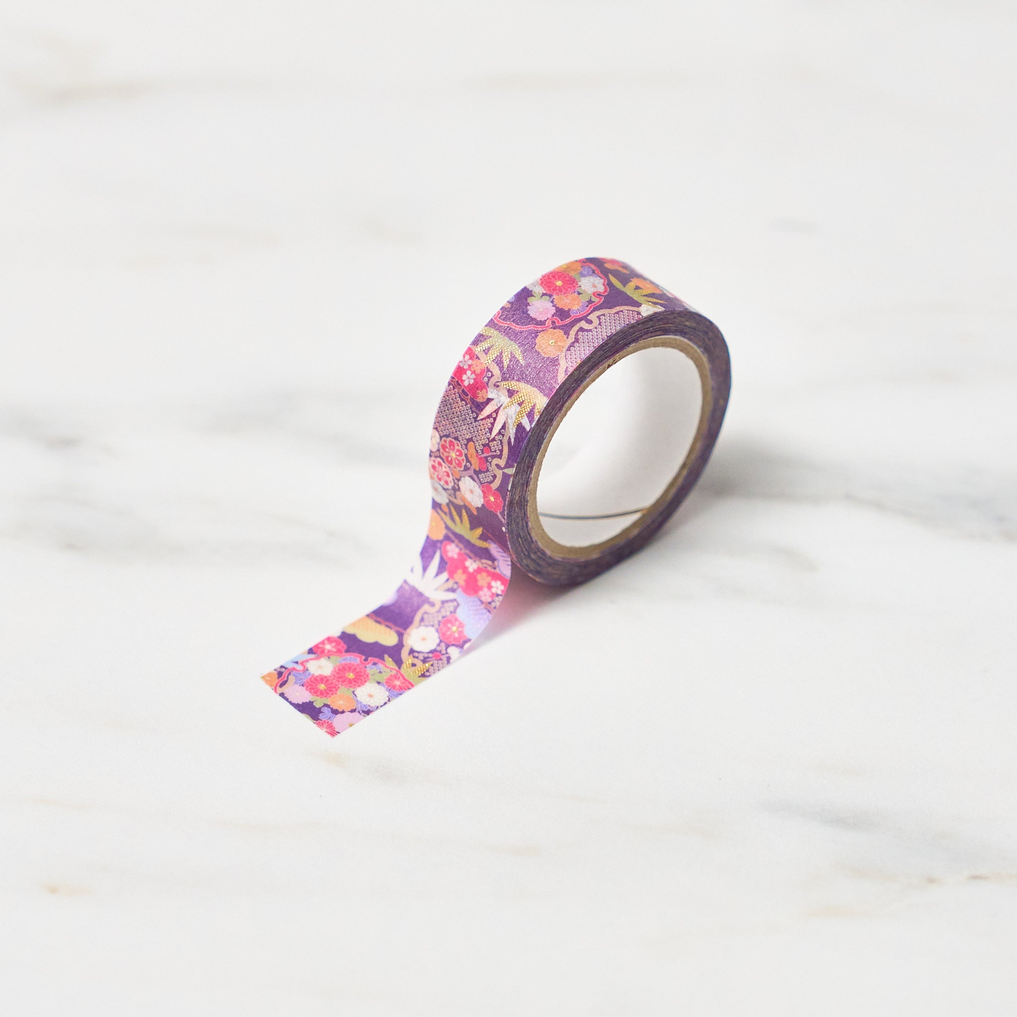 Kimono Beauty Series 2 Foil Masking Tape - Japanese Washi Paper for Scrapbooking, Card Making & DIY Crafts | Perfect for Art Projects, Gift Wrapping & Home Decor