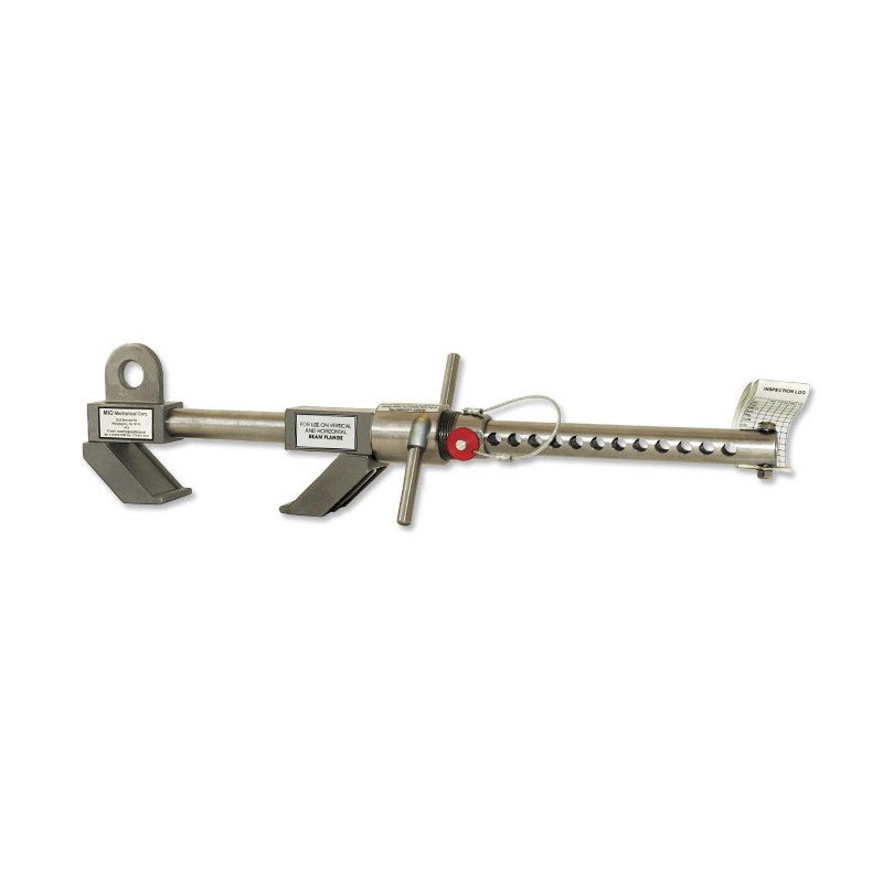 Gemtor Vertical Quick Fix I Beam Anchor - Heavy Duty Fall Protection for Construction & Roofing - OSHA Compliant Safety Gear for Workers at Heights