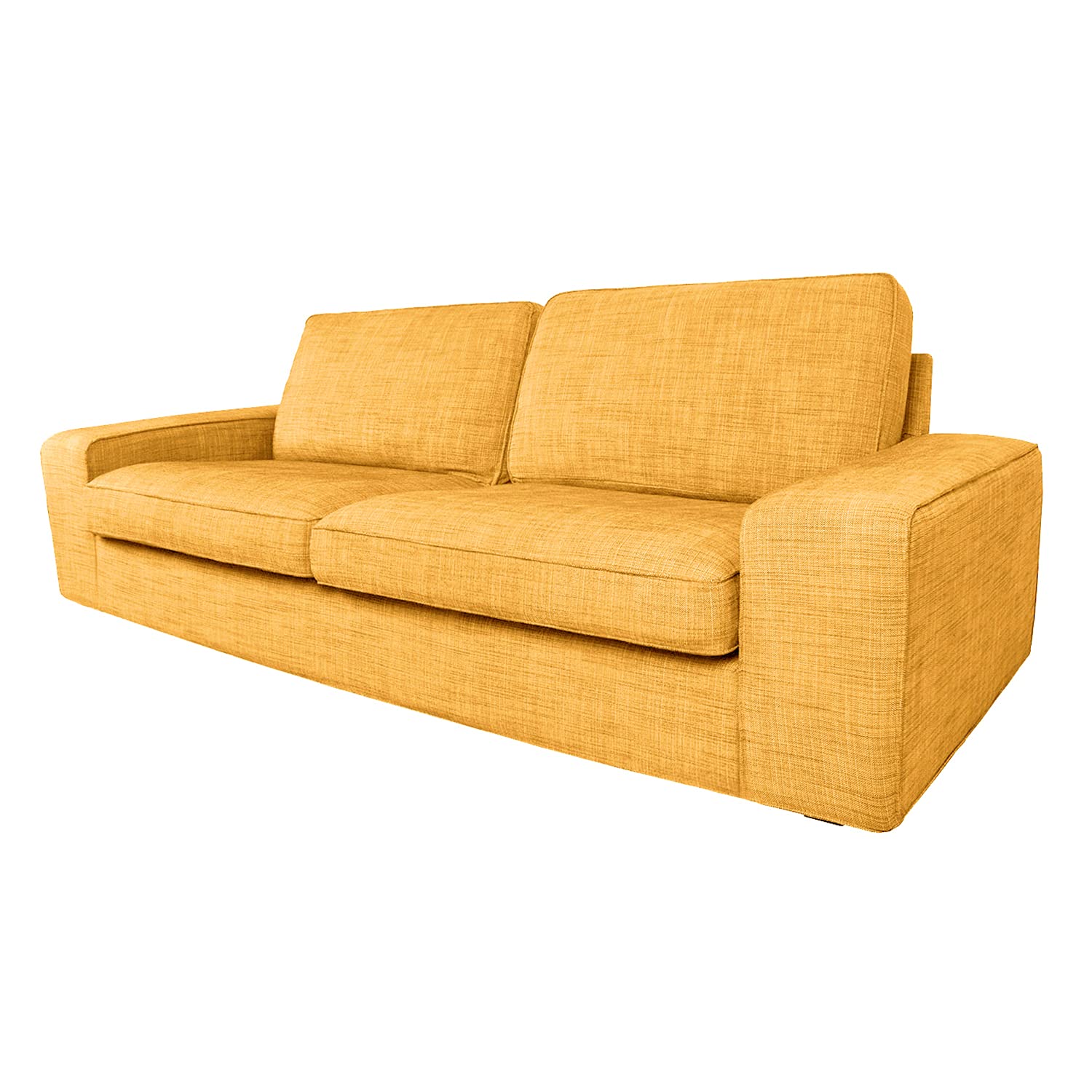 Stretchable Sofa Slipcover for IKEA Kivik 3-Seat Couch (228cm) - 2 Cushion Cover Set - Durable Fabric Protector for Living Room Furniture (Size S-12) | Perfect for Pet Owners & Family Gatherings