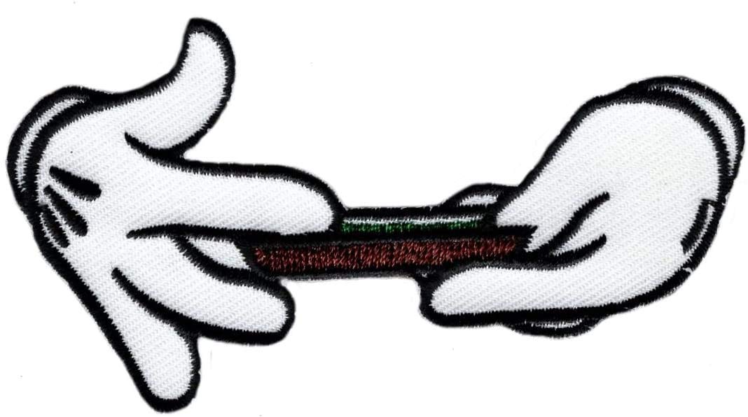 420 Weed Friendly Hand Rolling Blunt Patch [3PC Bundle - Iron On & Sew On] for DIY Clothes, Hats & Bags | Cannabis Enthusiast Accessories