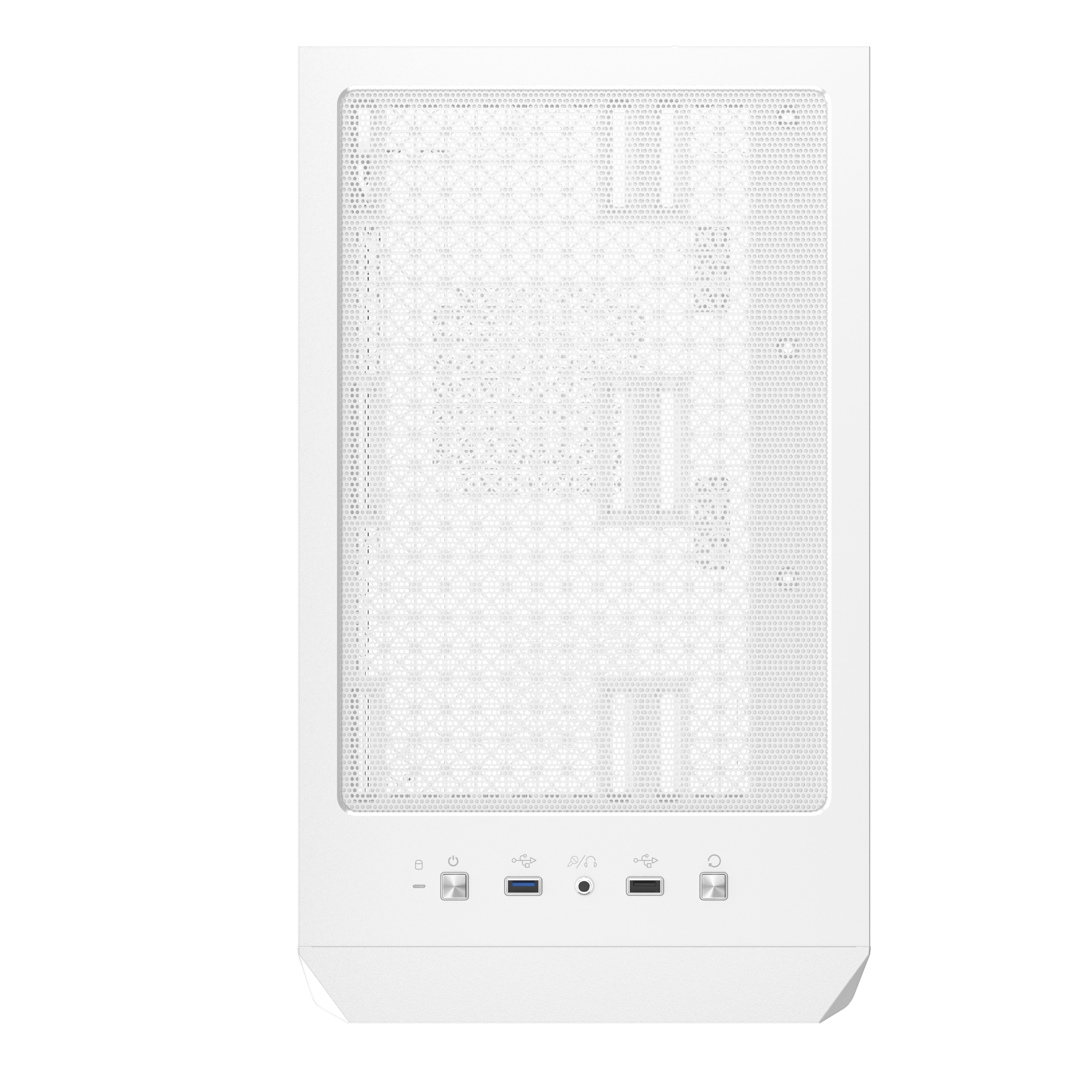 1st Player AY7 ATX/MATX/ITX PC Gaming Case - White | High Airflow & RGB Lighting for Ultimate Gaming Setup | Perfect for Home & Office Gaming Rigs