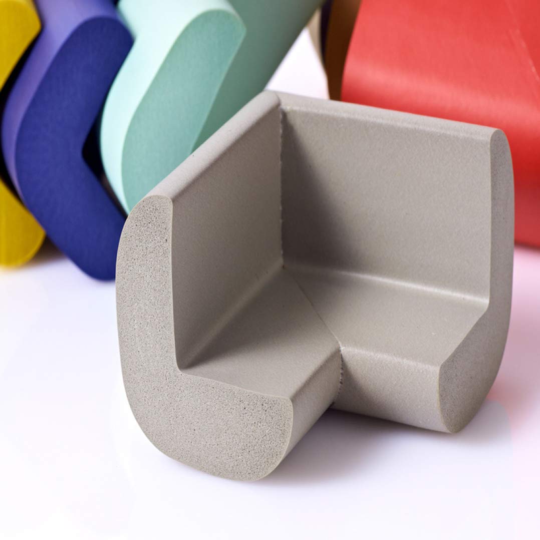 Soft Baby Proofing Corner Guards & Edge Protectors - 10 Pack Child Safety Furniture Bumpers for Tables, Sharp Corner Cushions - Perfect for Baby-Proofing Homes, Daycares & Nurseries