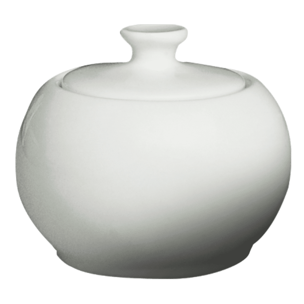 Cameo Dynasty 10 Oz Sugar Bowl - Elegant Porcelain Tea Sugar Pot with Lid for Coffee, Tea, and Dessert Serving - Perfect for Afternoon Tea, Coffee Break, and Dining Table Decor