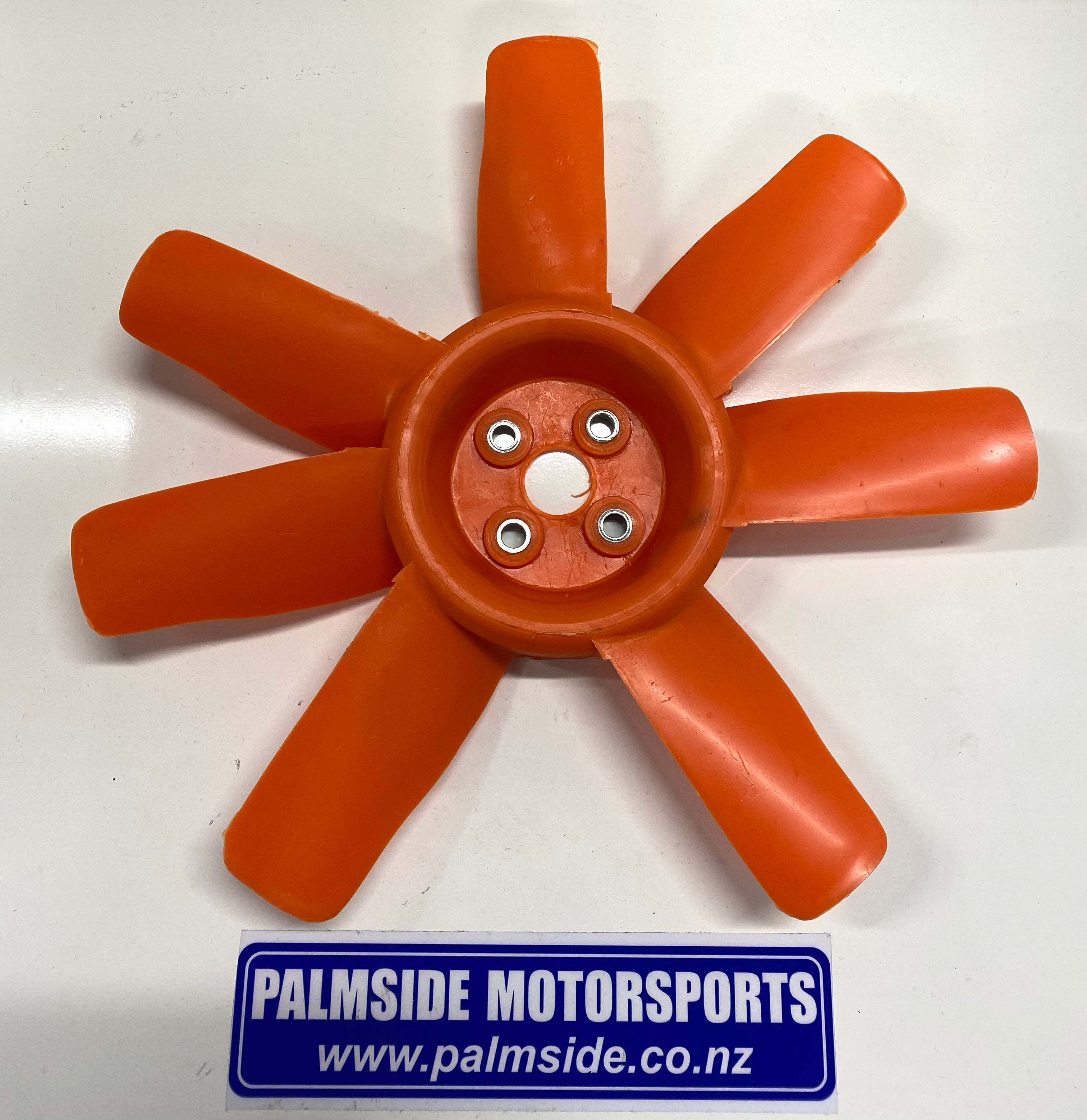 High-Quality Pinto Fan Blade in Orange or Black - Durable Cooling Fan Replacement for Home, Office, and Workshop Use