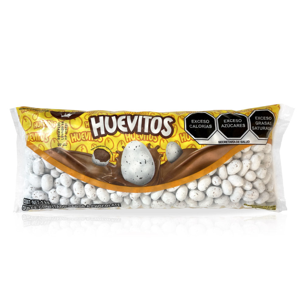 La Corona Huevitos Pinto 1K (2.2 lbs) - Traditional Mexican Candy Easter Eggs in Resealable Bag - Perfect for Easter Celebrations, Party Favors & Gift Baskets
