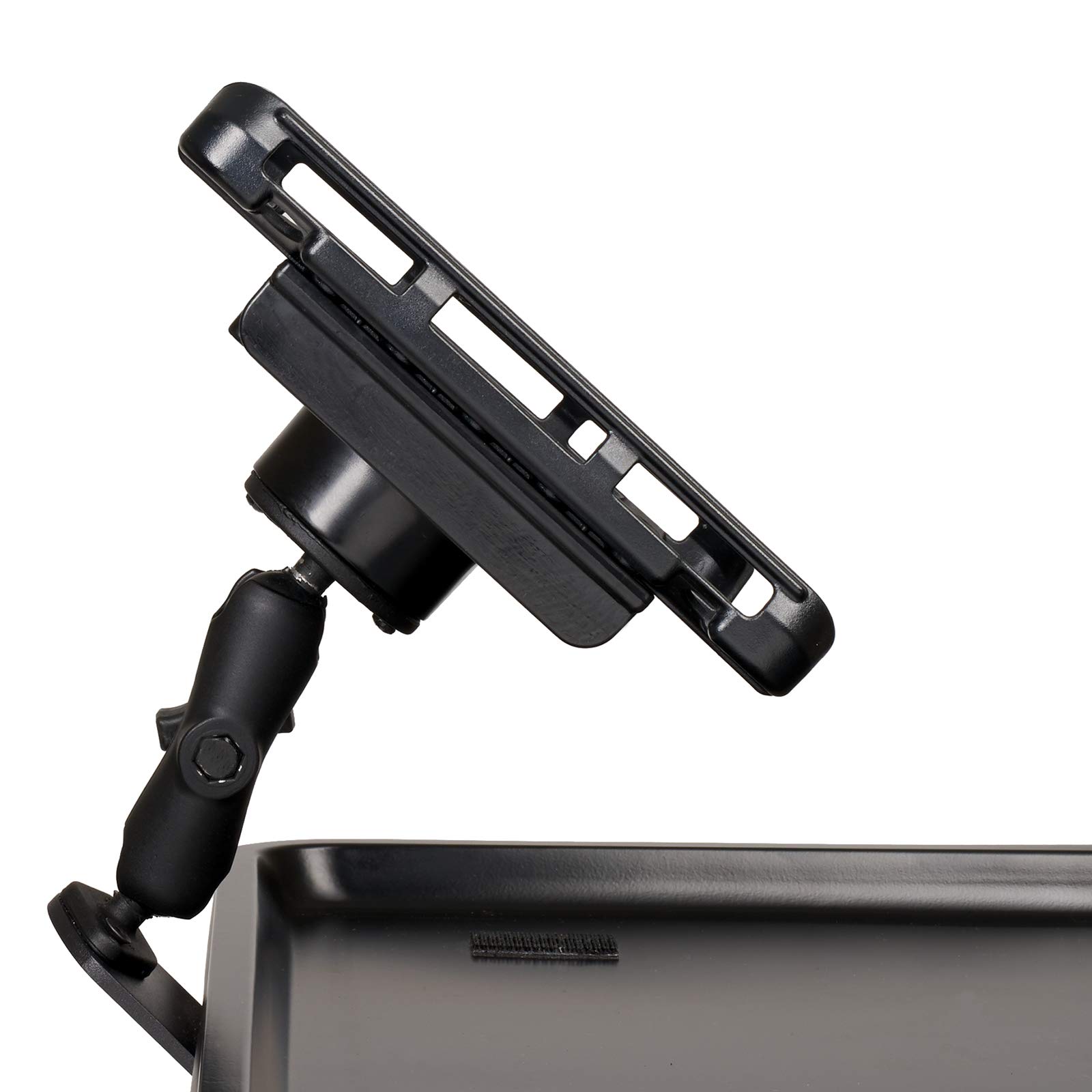 Therafin Mobile Rolling Cart with Locking Tablet Holder - Perfect for Medical Offices, Hospitals, and Home Healthcare Use