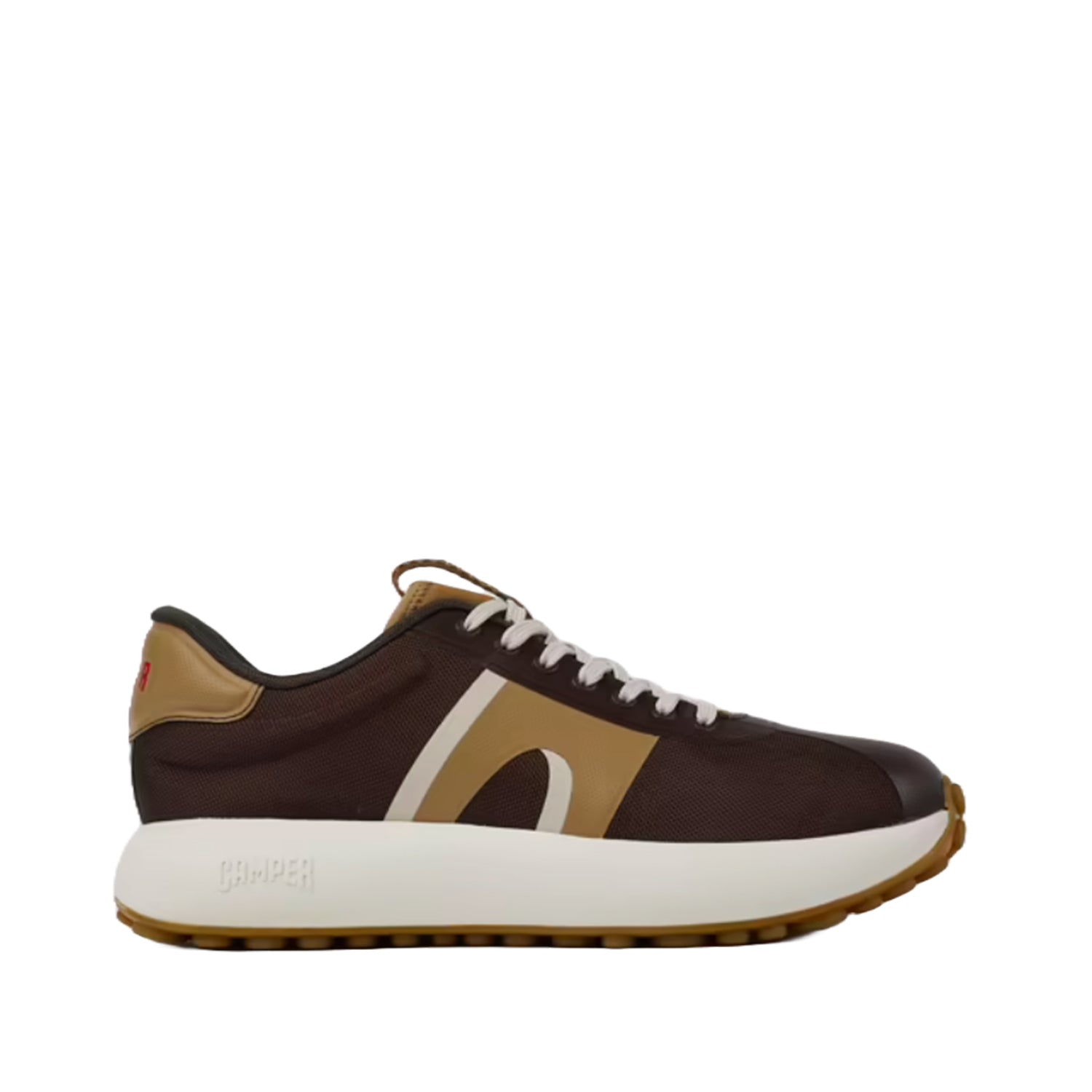 Camper Men's Pelotas Athens Leather Sneakers - Dark Brown Casual Shoes for Walking & Everyday Wear