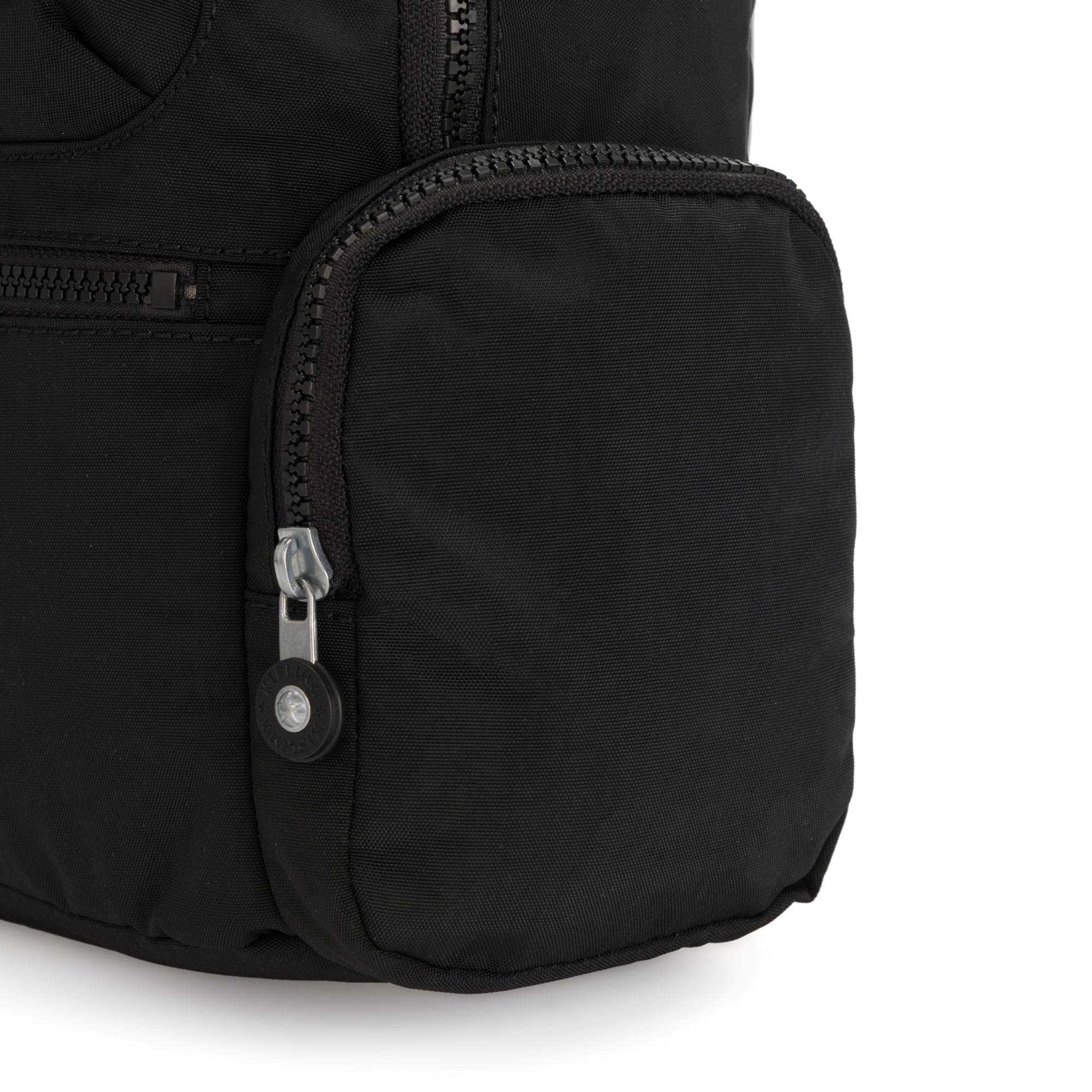 Kipling Matta Small Backpack for Women - Lightweight Travel Daypack (Black Tonal) | Perfect for Work, School & Outdoor Adventures