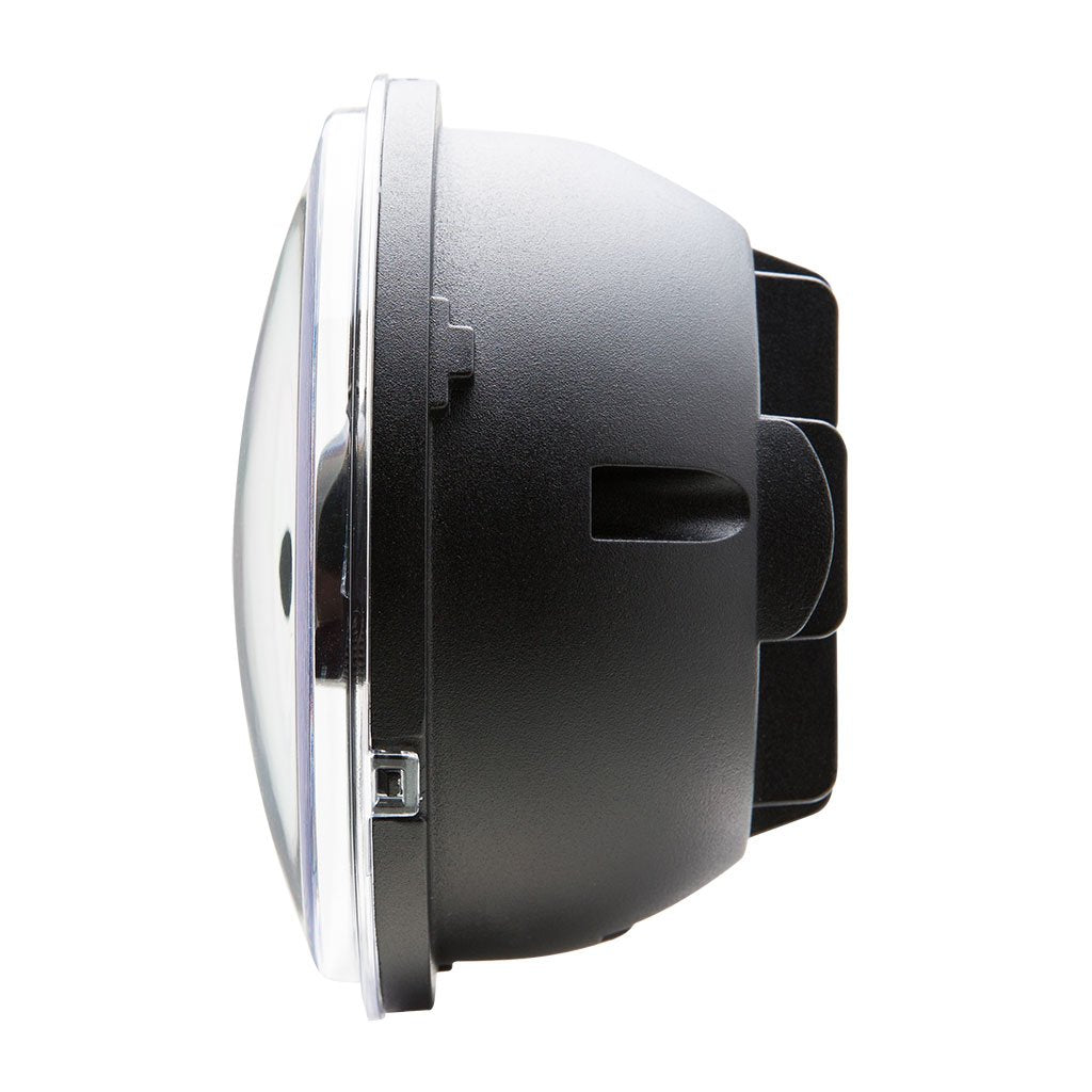 Fortpro 5.75 Inch Round LED Projector Headlight - Compatible with Peterbilt 349 & 359 Trucks - High Performance Replacement for Improved Night Driving Visibility