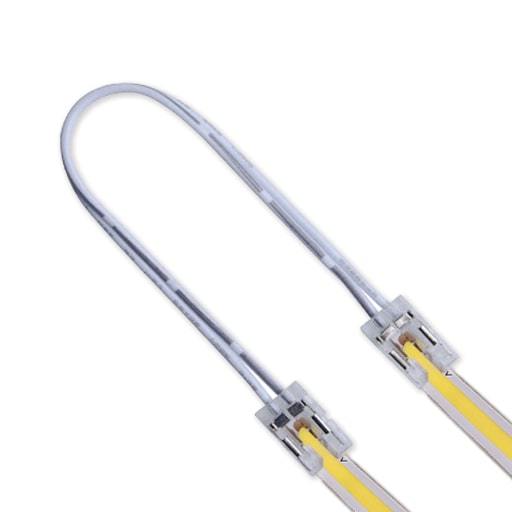 24V COB LED Strip Solderless Connector (8mm) - Waterproof LED Light Strip Accessories for Home, Kitchen, Cabinet, and RV Lighting