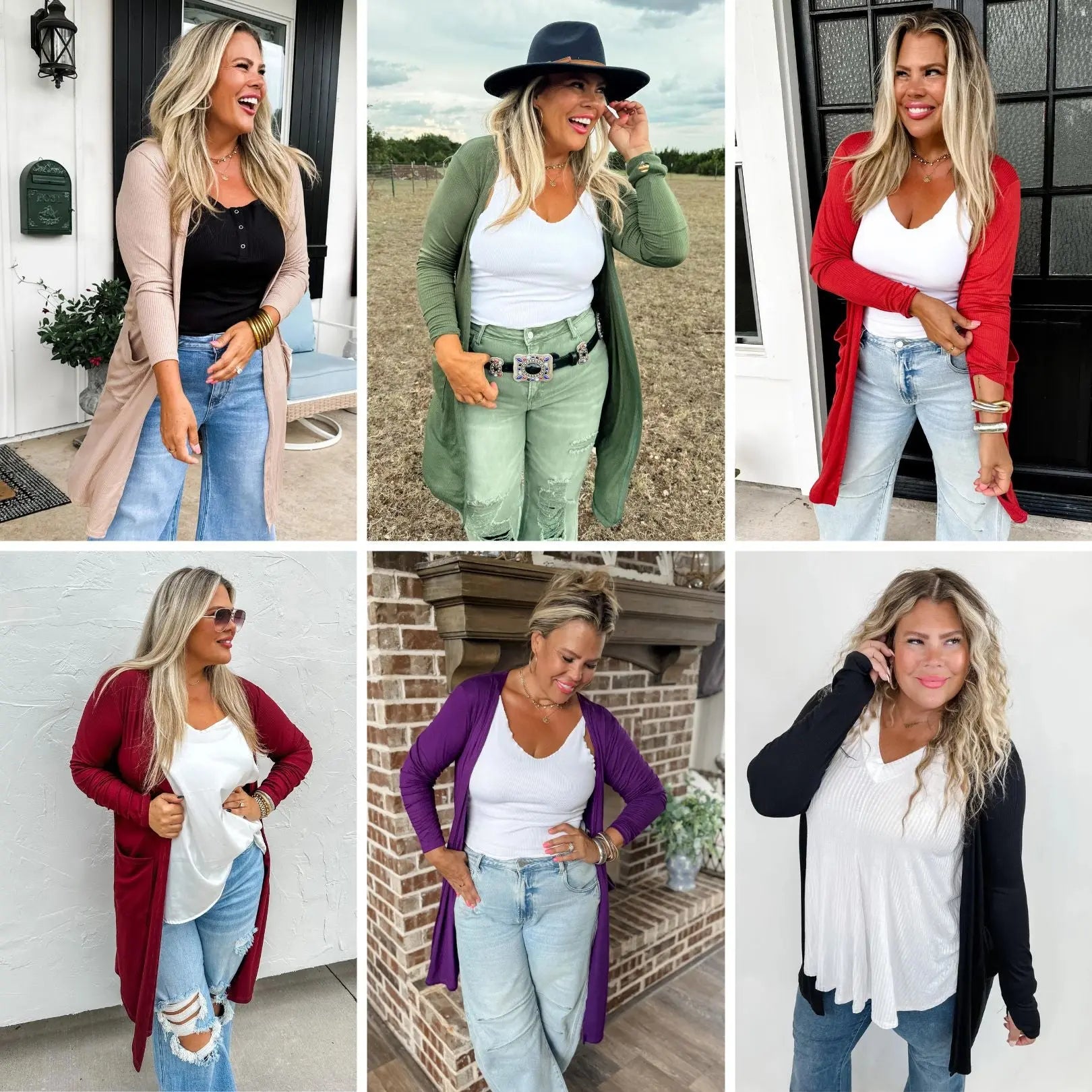 PREORDER: Fall Sierra Cardigan - 6 Color Options | Cozy Women's Knit Sweater for Autumn & Winter | Perfect for Office, Dates & Casual Outings
