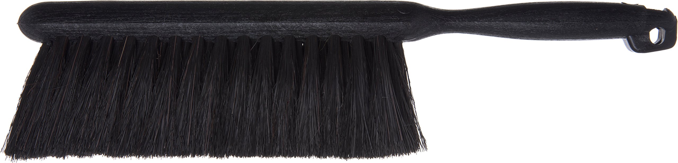 SPARTA Flo-Pac Counter Brush - 8 Inch Durable Bench Brush & Dustpan Brush for Kitchen Counters, Hardwood Floors & Fireplace Cleaning - Long Lasting Bristles - Black - Perfect for Home, Restaurant & Commercial Use