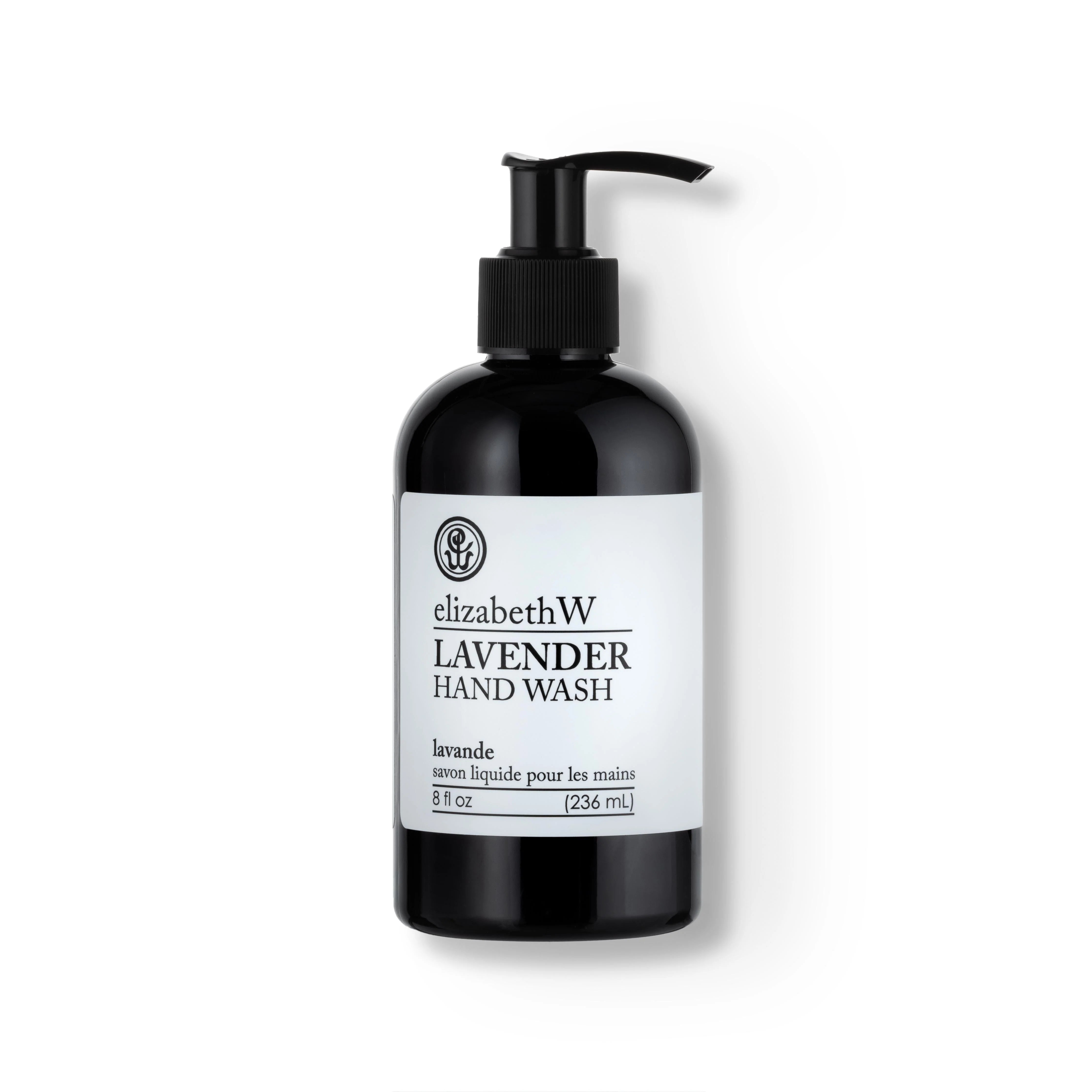 Elizabeth W Lavender Hand Wash - Natural Moisturizing Liquid Soap for Dry Skin | Gentle & Hydrating Hand Cleanser for Home, Kitchen, Bathroom & Office Use