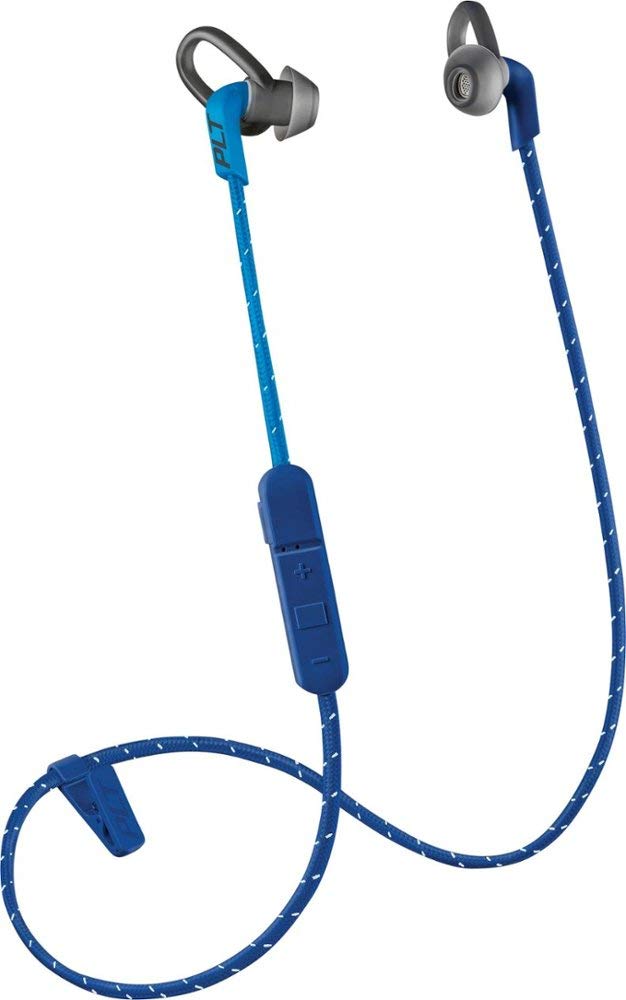 Plantronics Backbeat FIT 305 Wireless Bluetooth Sports Earbuds - Sweatproof & Water Resistant, Noise Isolating In-Ear Headphones with Secure Fit for Running, Gym & Workouts (Blue) - Perfect for Jogging, Cycling & Active Lifestyles