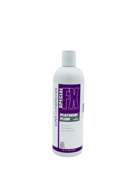 Special FX Platinum Plum Super Conditioner 17 oz - Hydrating & Color-Protecting Hair Treatment for Dry, Damaged Hair - Perfect for Salon-Quality Results at Home
