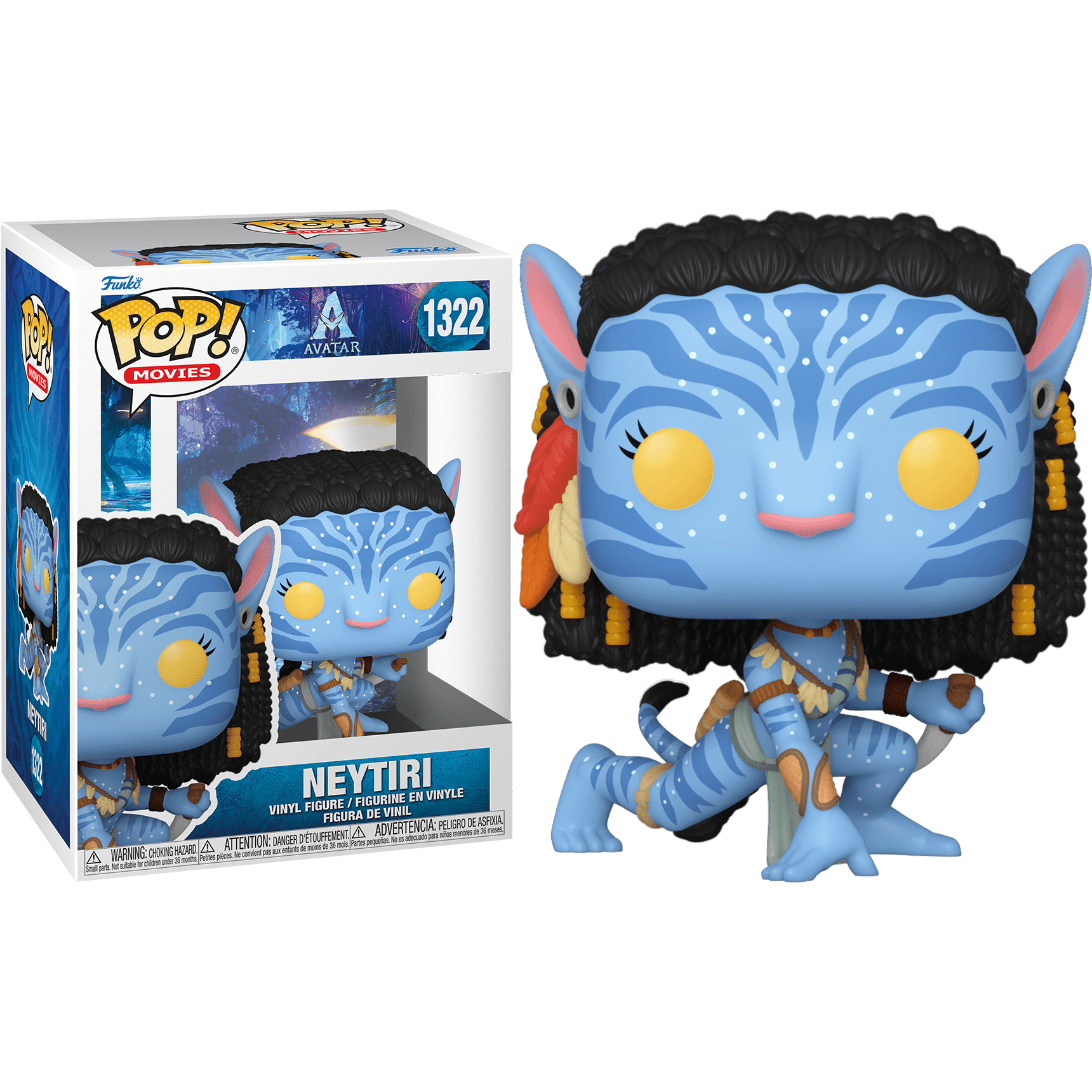 Avatar The Way of Water: Neytiri Action Figure - Official Movie Collectible for Fans & Gift Idea - Perfect for Display, Cosplay, and Themed Parties