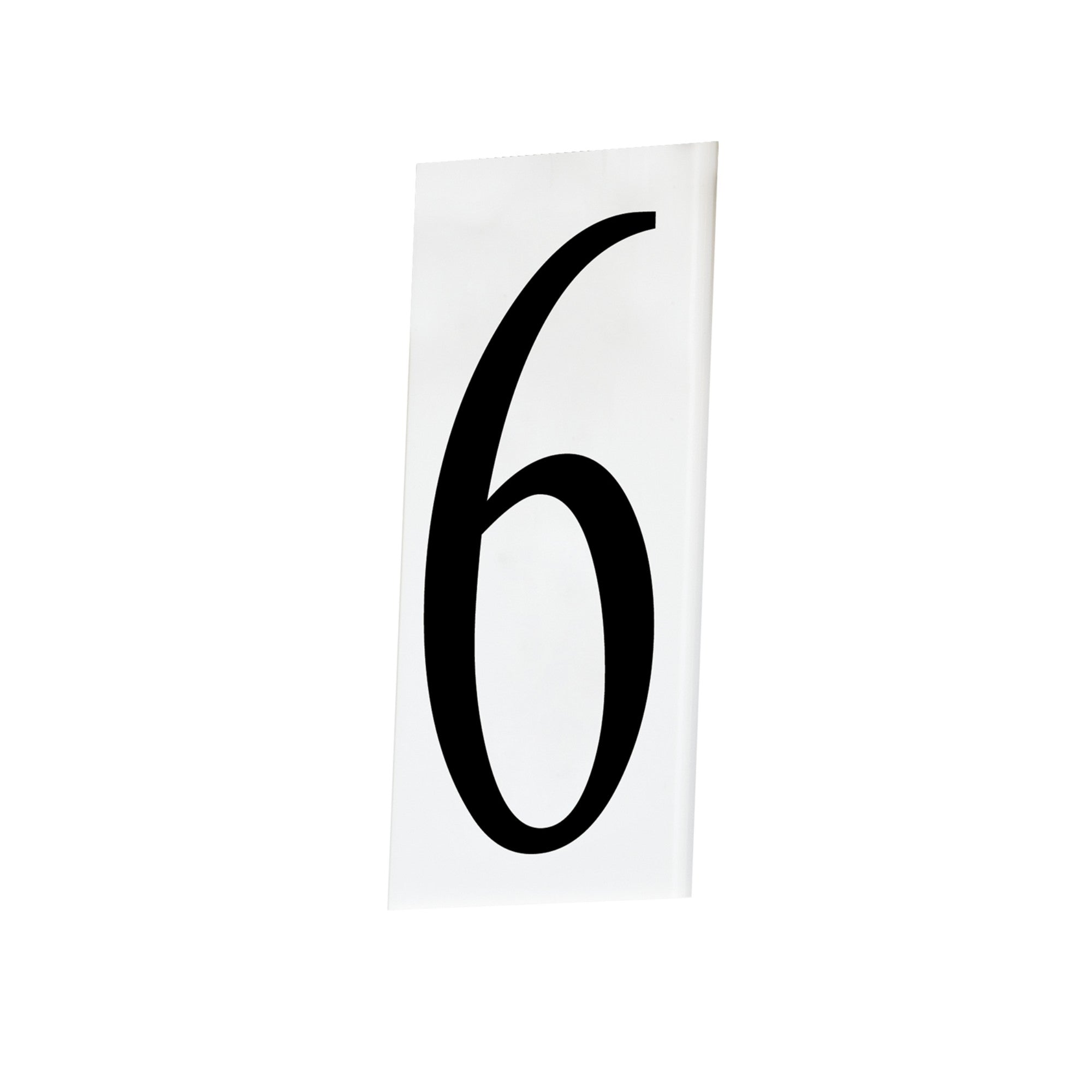 Custom Address Tile Number 6 - Personalized House Number Plaque for Home & Mailbox - Perfect for Front Door, Porch, and Outdoor Decor