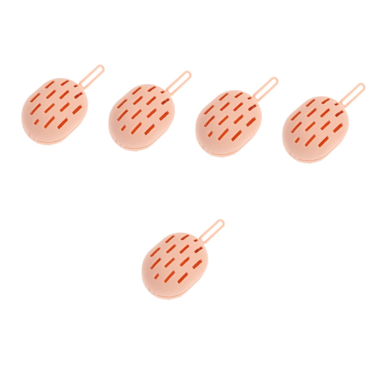 Lurrose 5-Piece Silicone Makeup Sponge Storage Box - Waterproof Cosmetic Organizer for Beauty Blenders, Sponges & Brushes - Perfect for Travel, Home & Salon Use