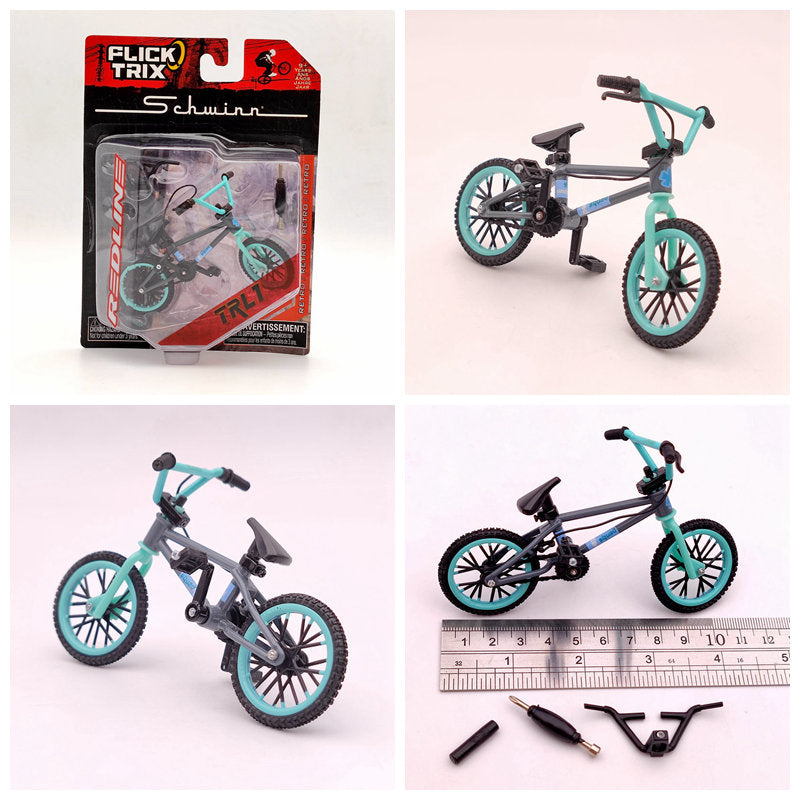 Premium Diecast Finger Bike FLICK TRIX - Miniature BMX Toy Bicycle Model for Kids & Collectors - Perfect Gift for Birthday, Party Favors & Desk Decor