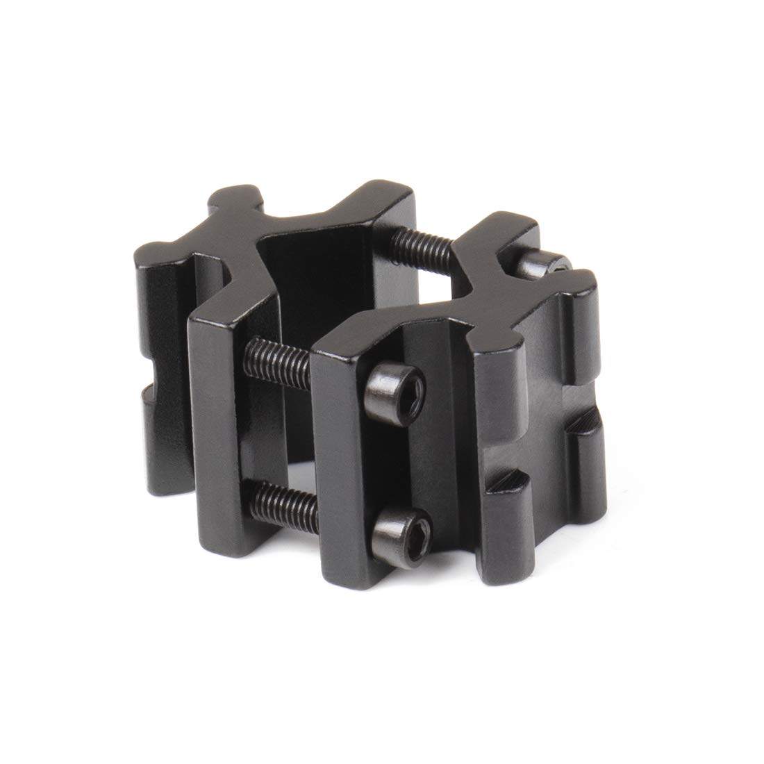 TokFly Dual Rail Picatinny/Weaver Barrel Clamp Mount - Single Slot Rifle Scope Mount for Hunting & Tactical Shooting Accessories