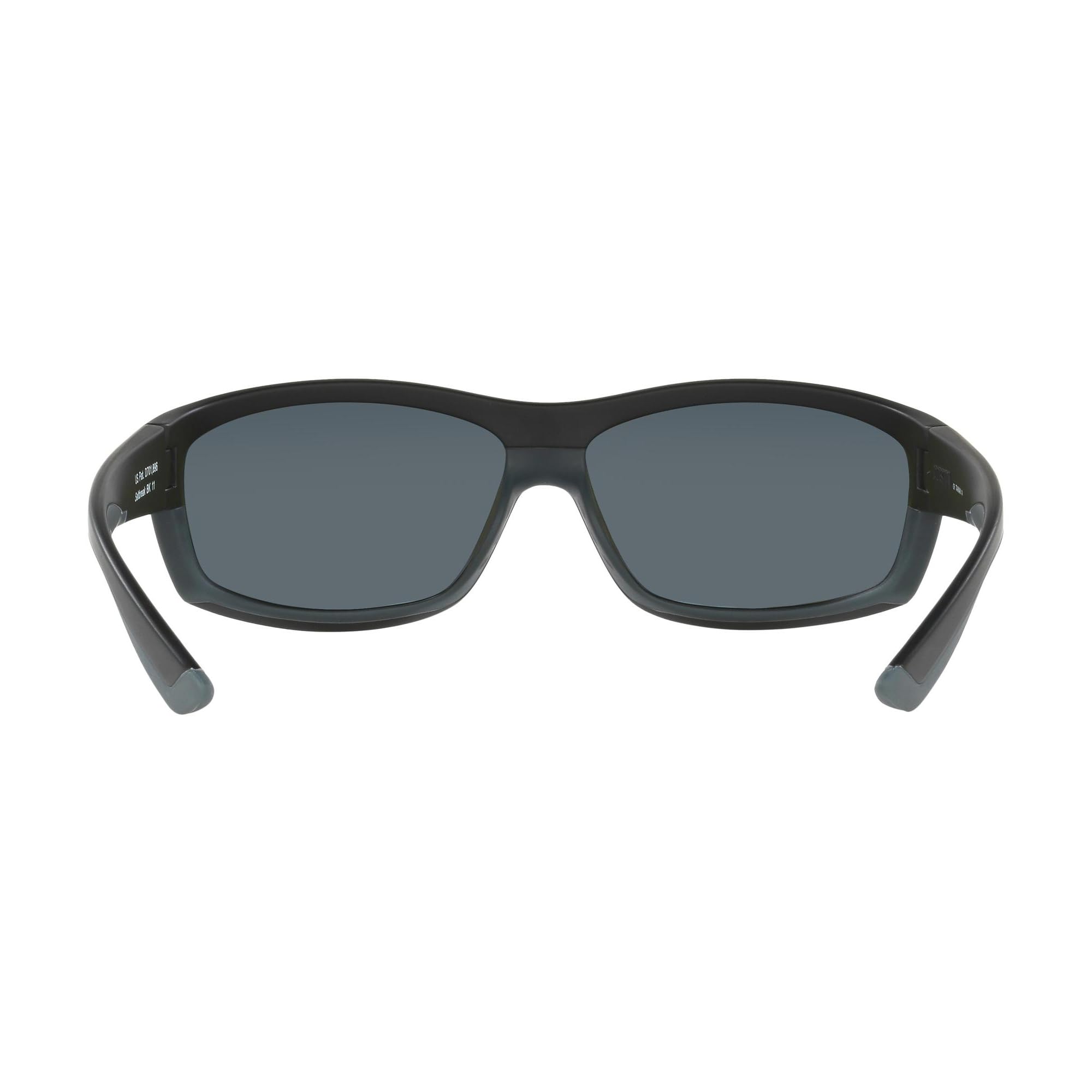 Costa Del Mar Men's Polarized Sunglasses - Saltbreak Matte Black/Blue Mirror 580P UV Protection for Fishing, Boating & Beach - Size 65 | Perfect for Outdoor Activities, Water Sports & Summer Adventures
