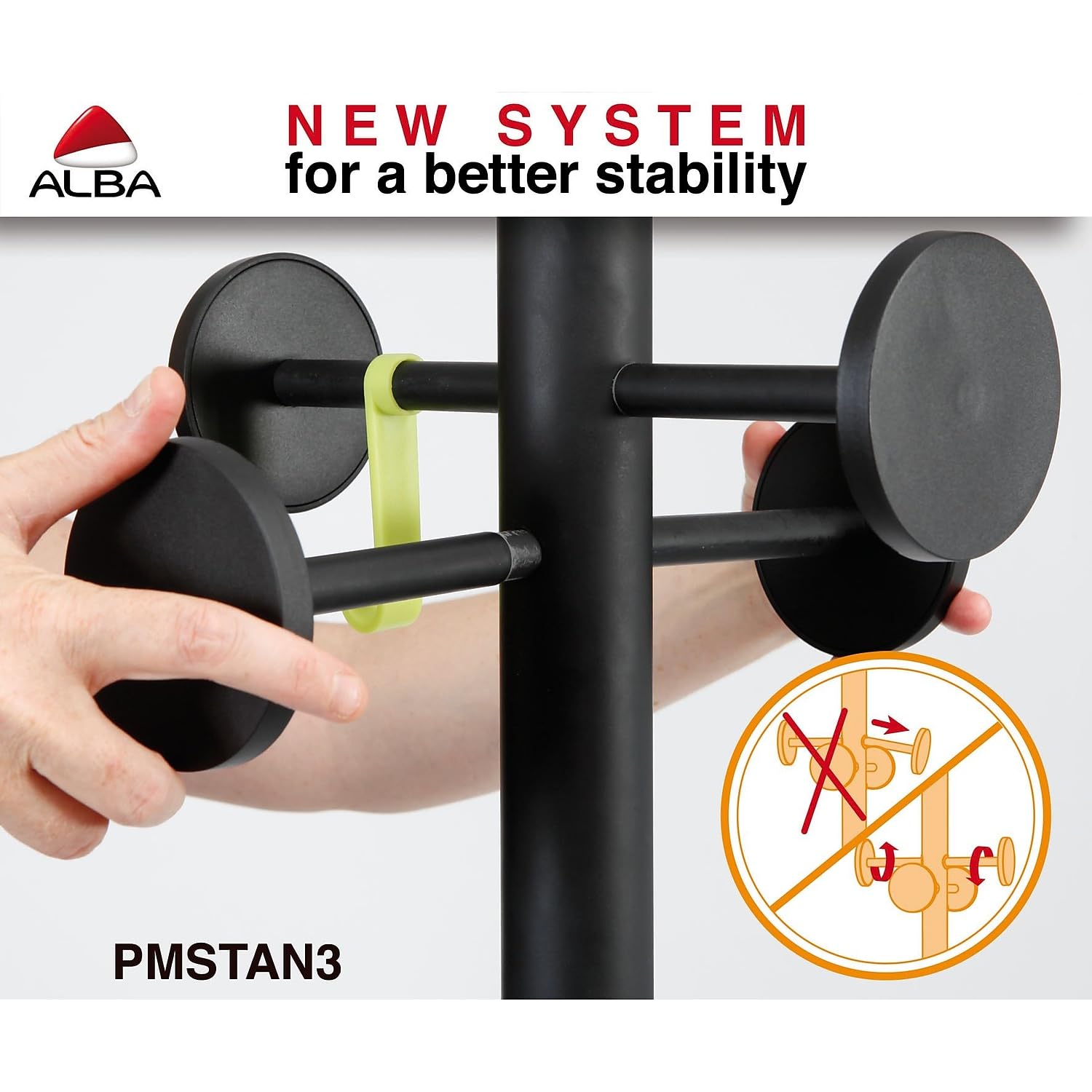 Innovative Black Coat Floor Stand - Heavy Duty Adjustable Hanger for Jackets, Coats & Robes - Perfect for Home, Office & Retail Stores