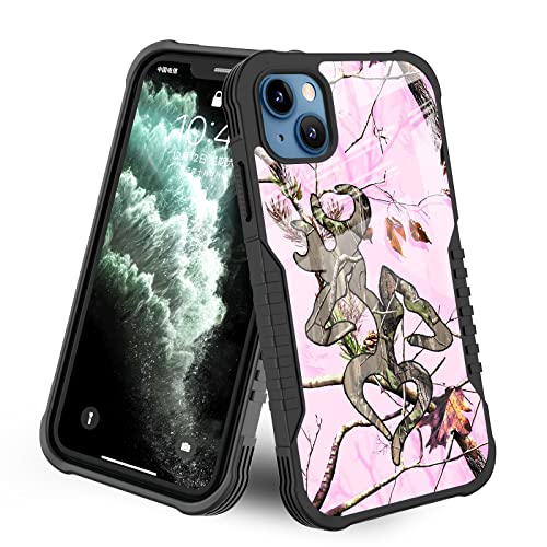 Pink Camo Leaf Deer Love